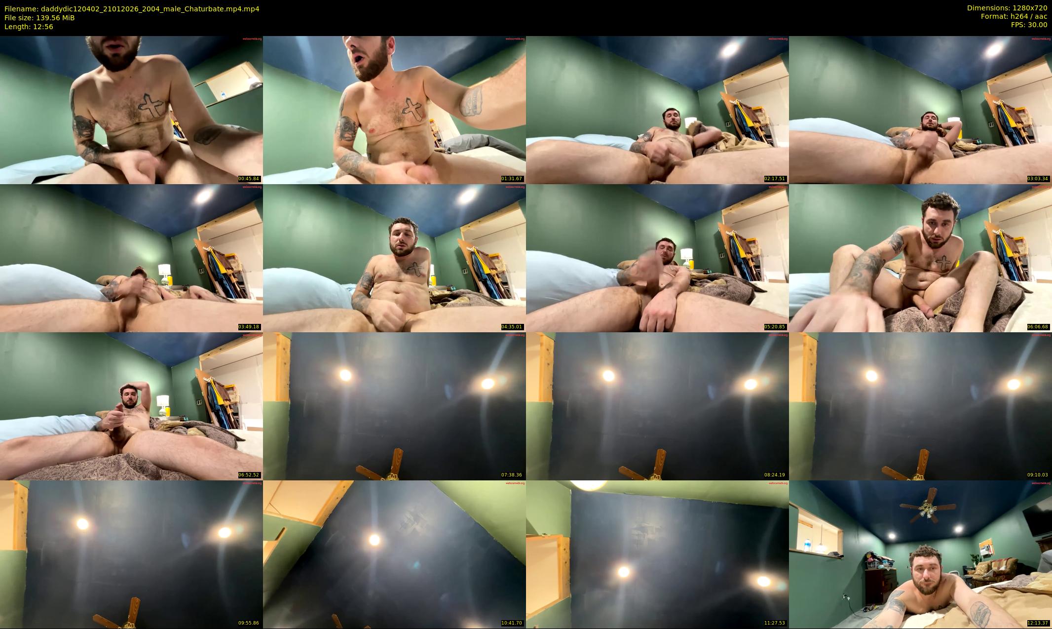 daddydic120402 — 13 minute Chaturbate male cam show recording, 720p, Jan 21, 2026