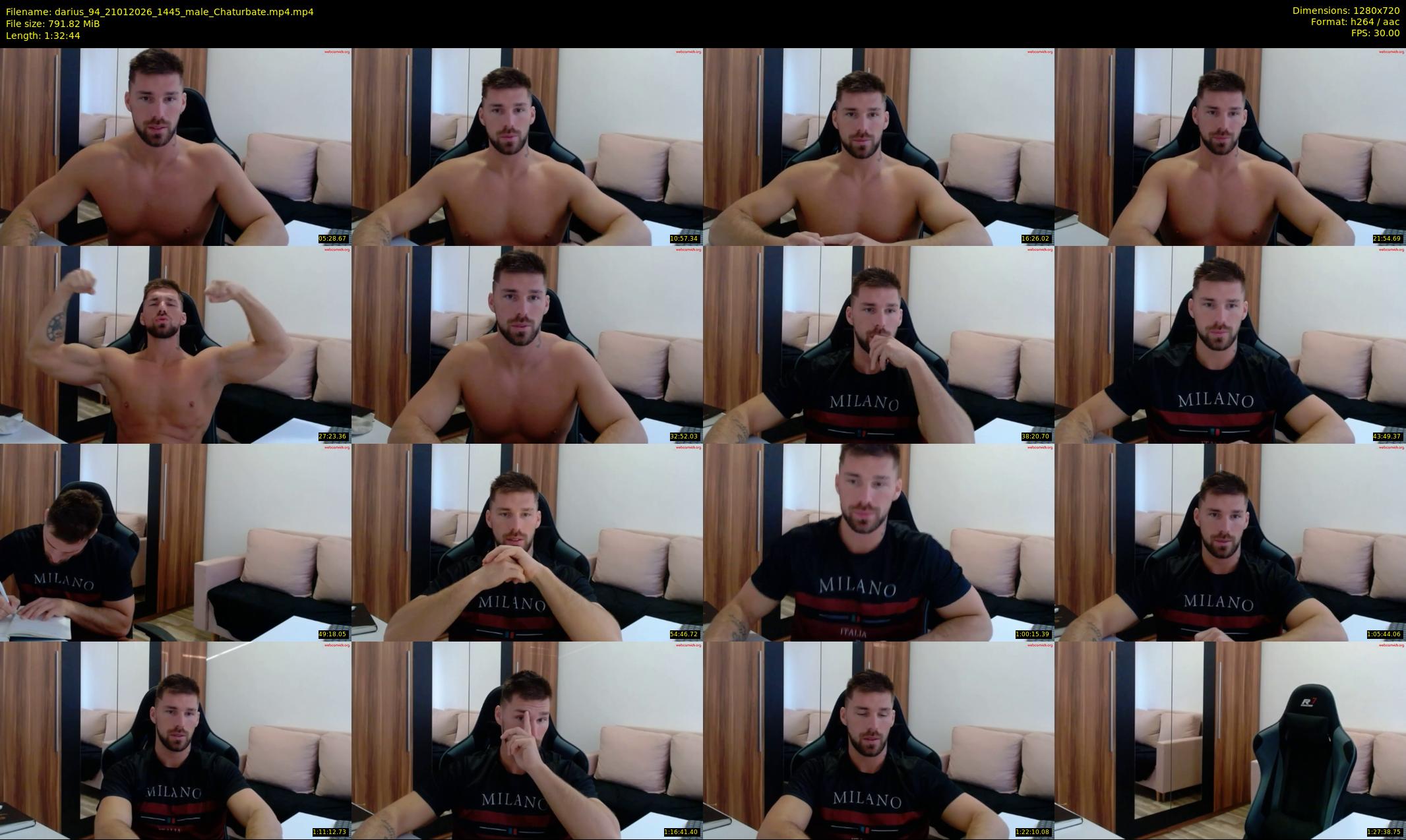 darius_94 — 93 minute Chaturbate male cam show recording, 720p, Jan 21, 2026