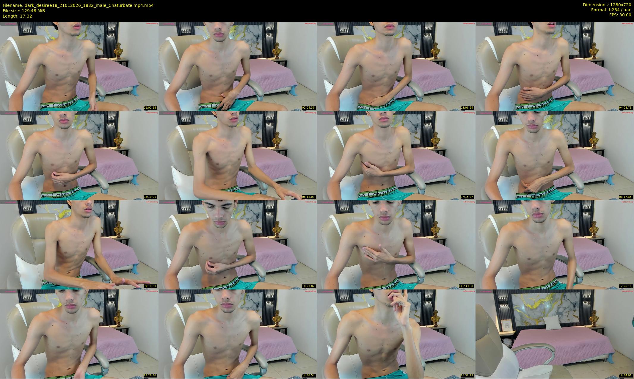 dark_desiree18 — 18 minute Chaturbate male cam show recording, 720p, Jan 21, 2026