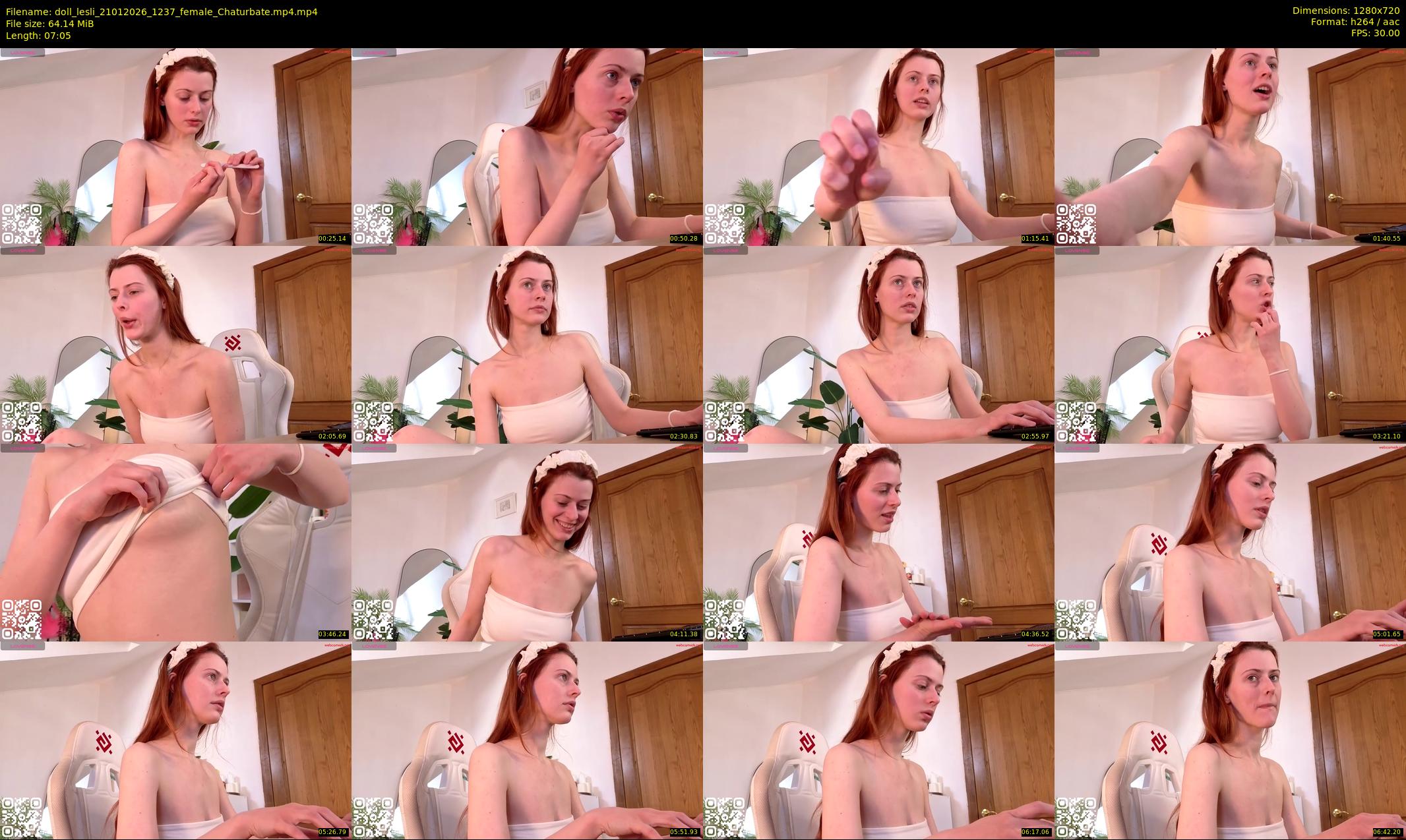 doll_lesli — 8 minute Chaturbate female cam show recording, 720p, Jan 21, 2026