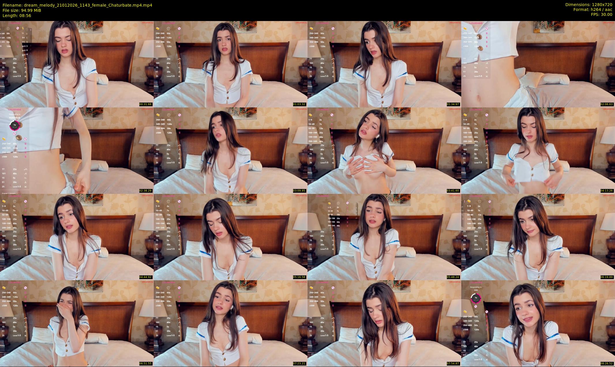 dream_melody — 9 minute Chaturbate female cam show recording, 720p, Jan 21, 2026