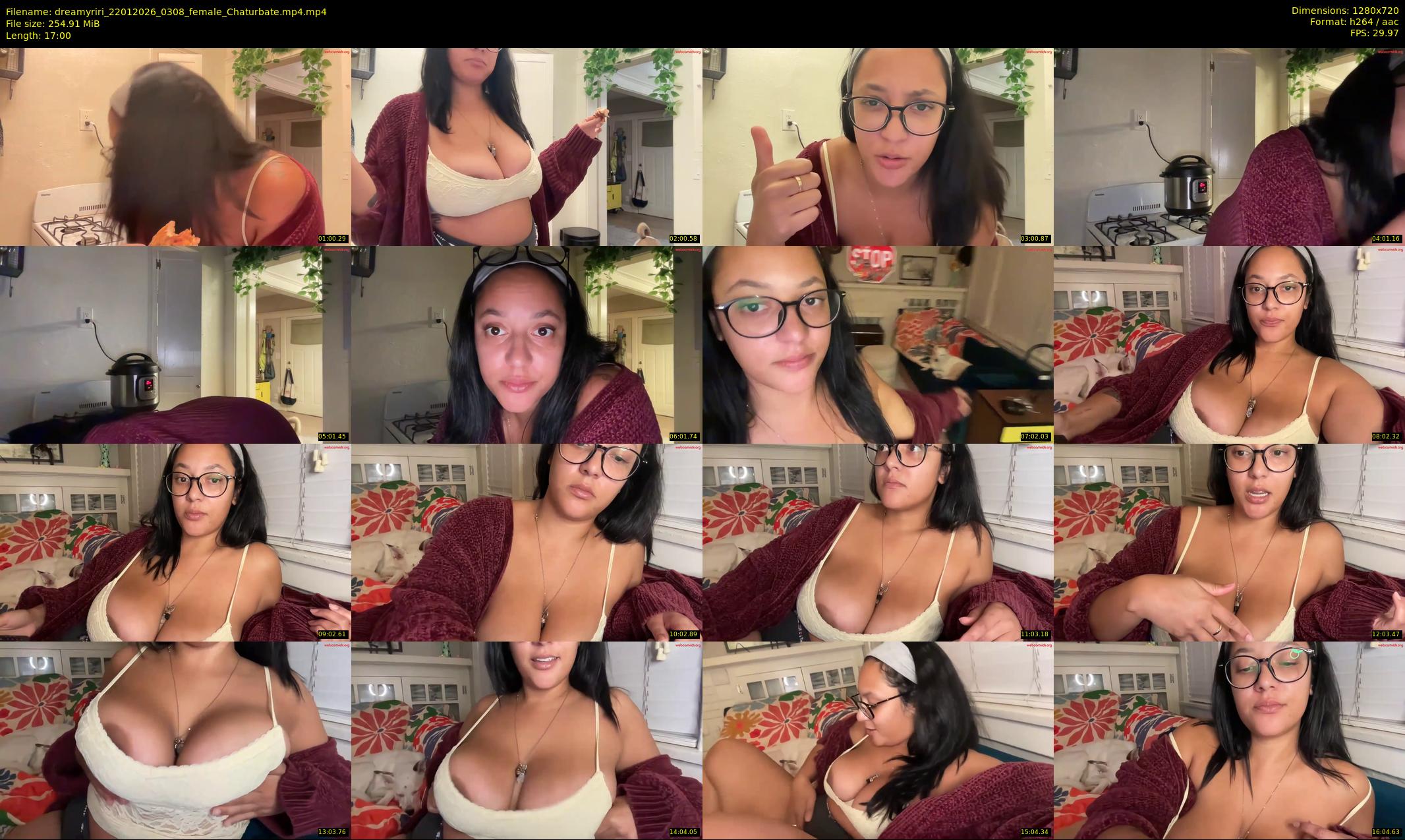 dreamyriri — 17 minute Chaturbate female cam show recording, 720p, Jan 22, 2026