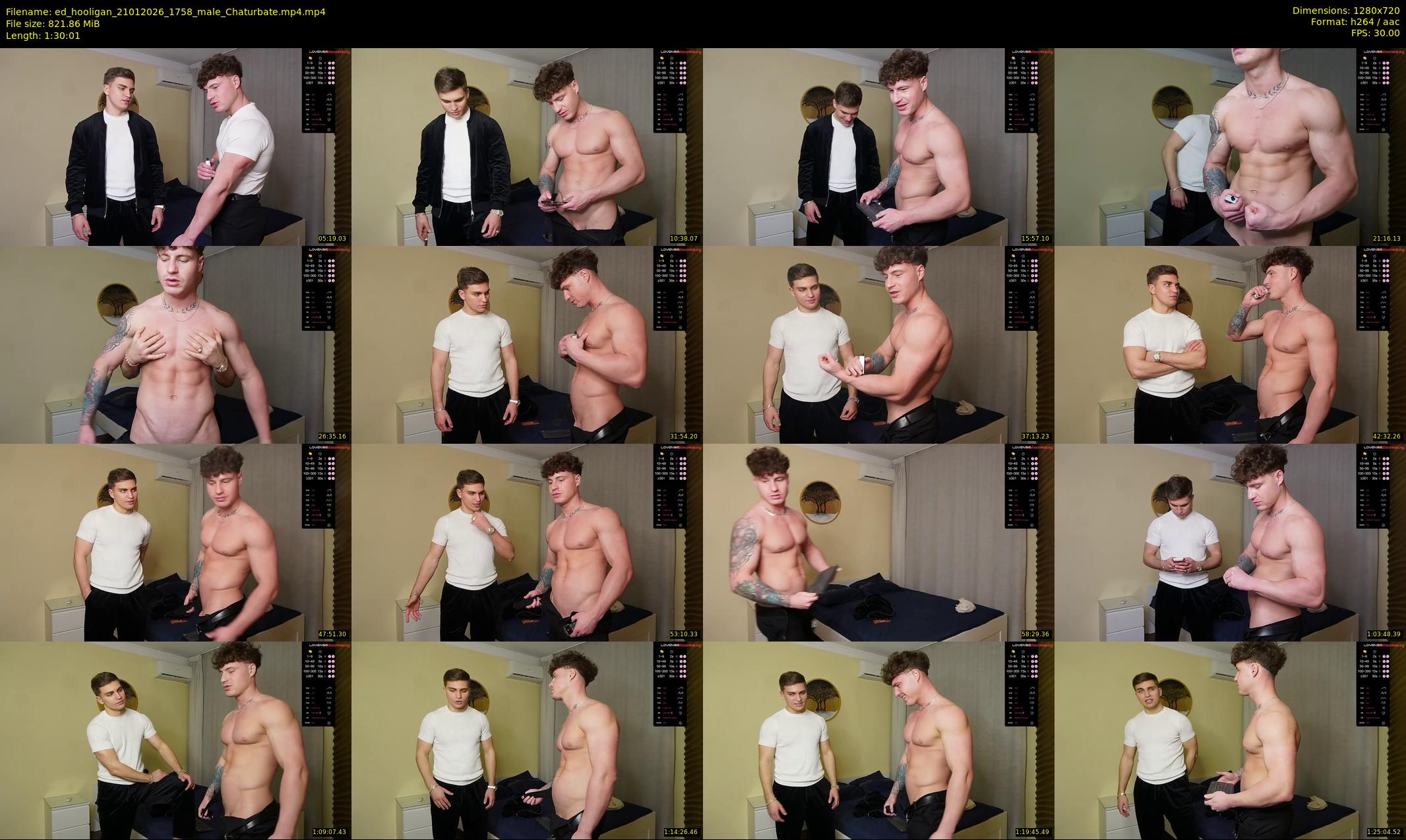 ed_hooligan — 91 minute Chaturbate male cam show recording, 720p, Jan 21, 2026