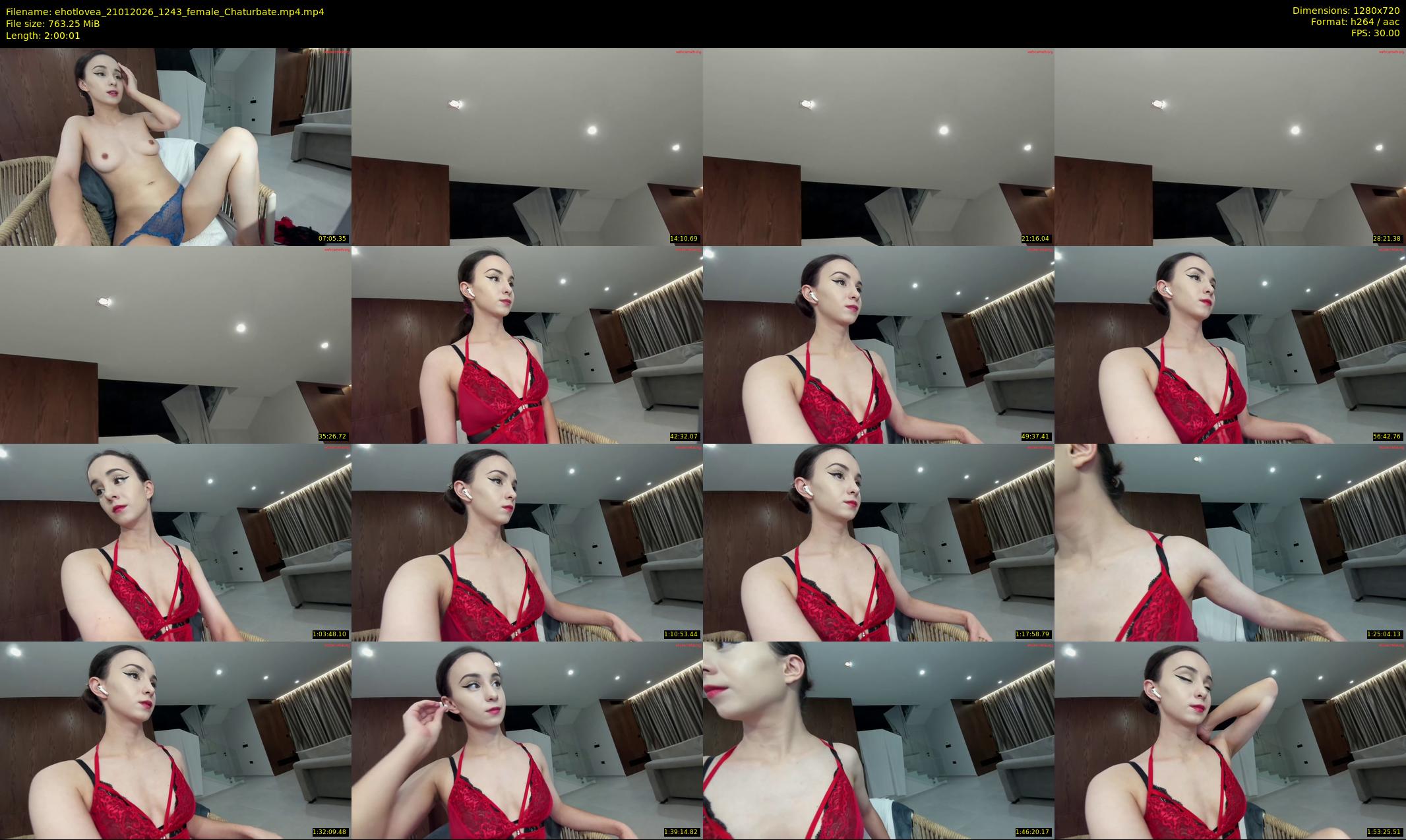 ehotlovea — 121 minute Chaturbate female cam show recording, 720p, Jan 21, 2026