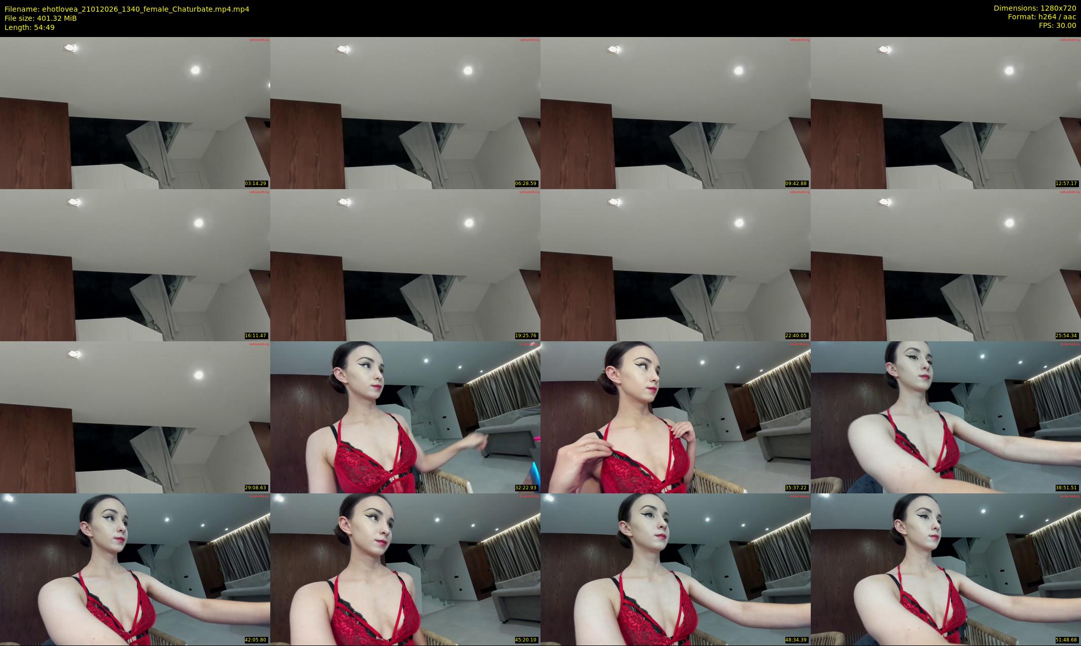 ehotlovea — 55 minute Chaturbate female cam show recording, 720p, Jan 21, 2026