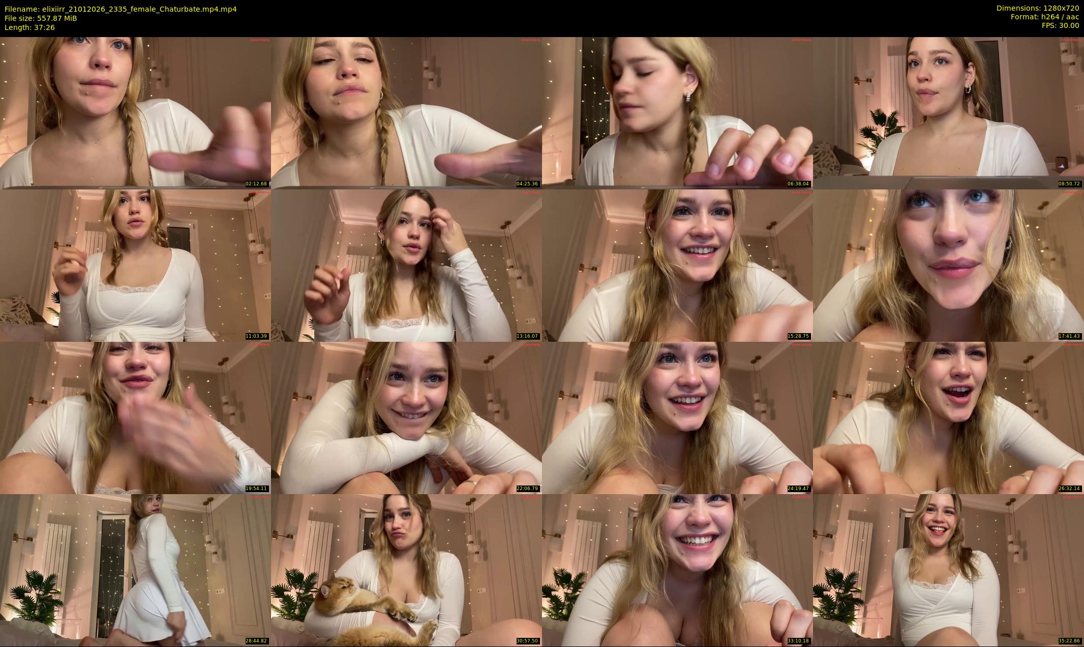 elixiirr — 38 minute Chaturbate female cam show recording, 720p, Jan 21, 2026