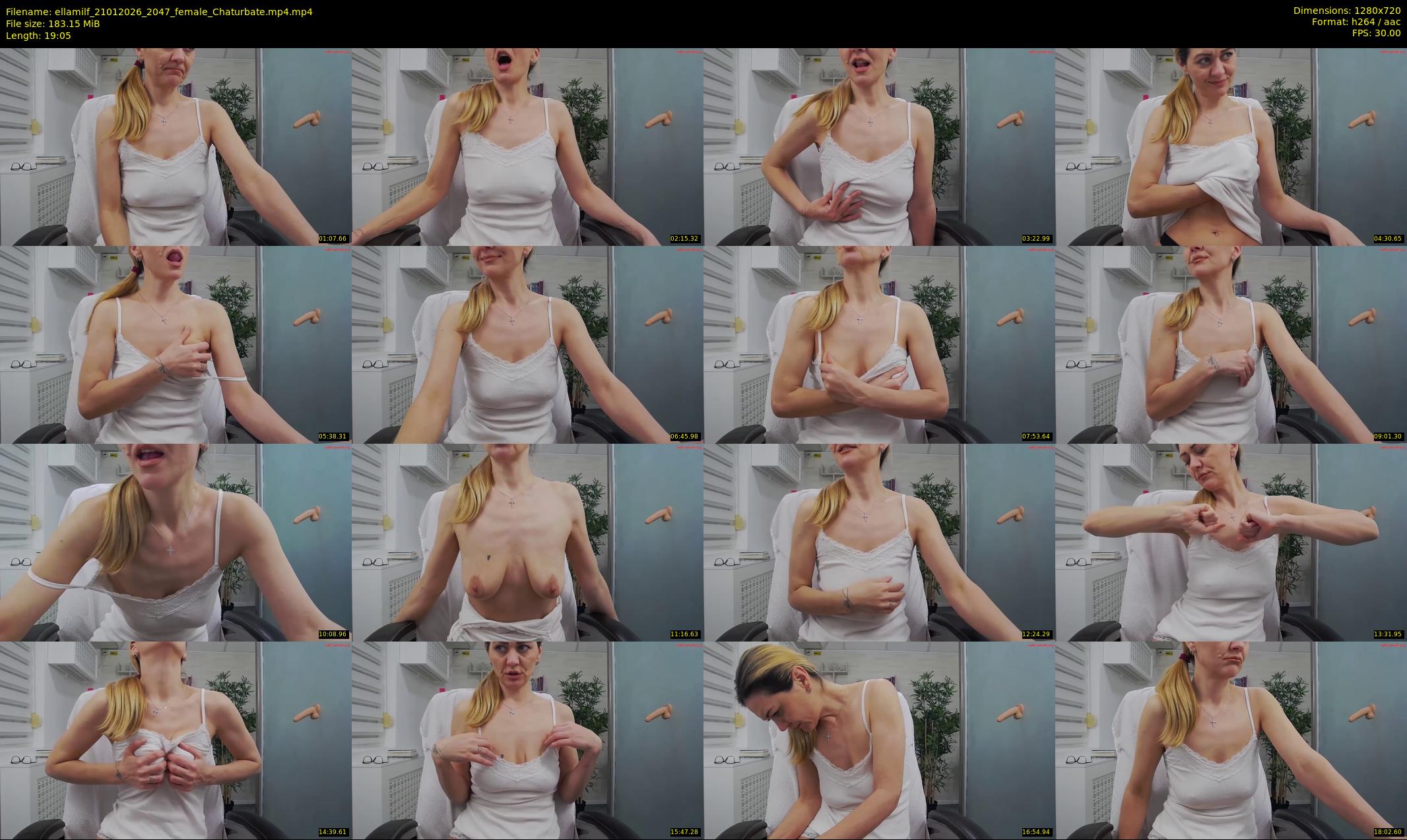 ellamilf — 20 minute Chaturbate female cam show recording, 720p, Jan 21, 2026