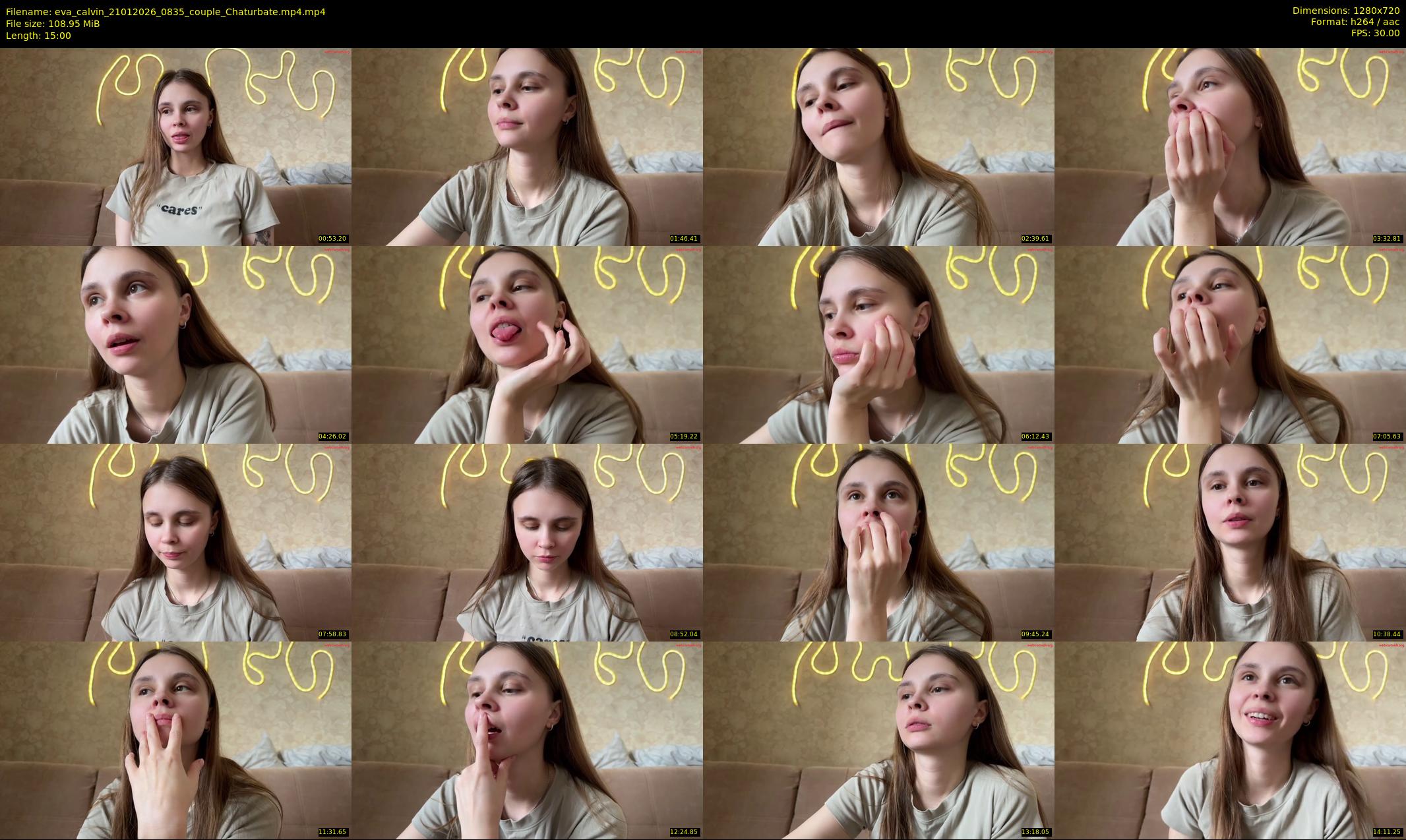 eva_calvin — 15 minute Chaturbate couple cam show recording, 720p, Jan 21, 2026