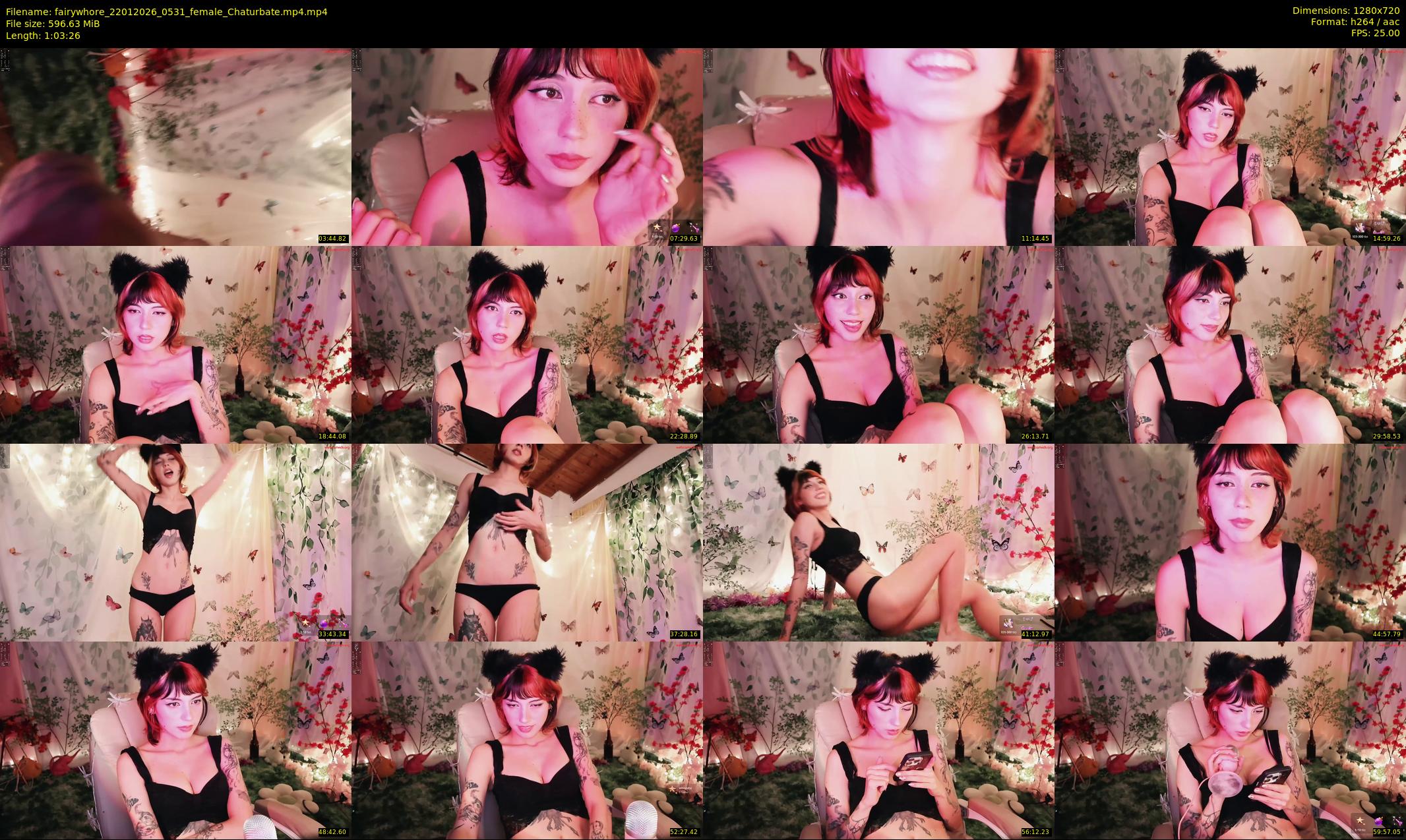 fairywhore — 64 minute Chaturbate female cam show recording, 720p, Jan 22, 2026