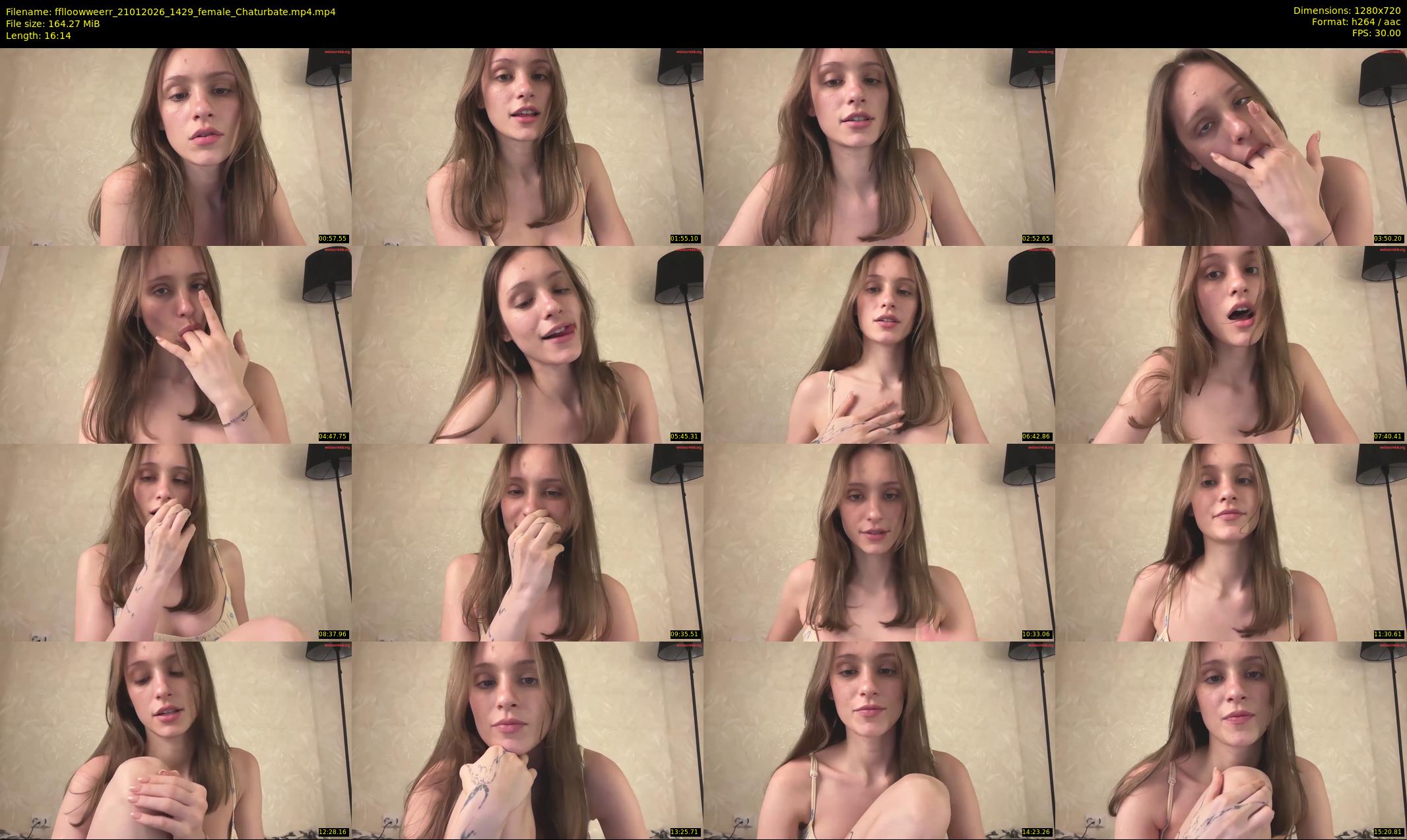 fflloowweerr — 17 minute Chaturbate couple cam show recording, 720p, Jan 21, 2026
