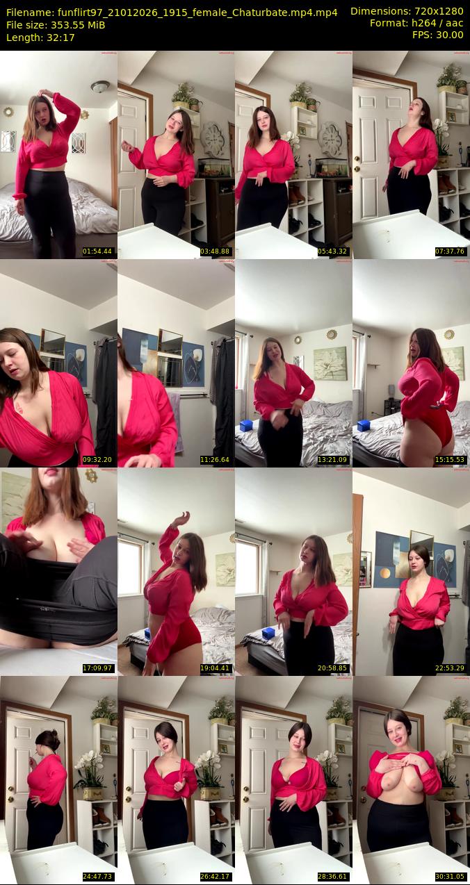 funflirt97 — 33 minute Chaturbate female cam show recording, 1080p, Jan 21, 2026