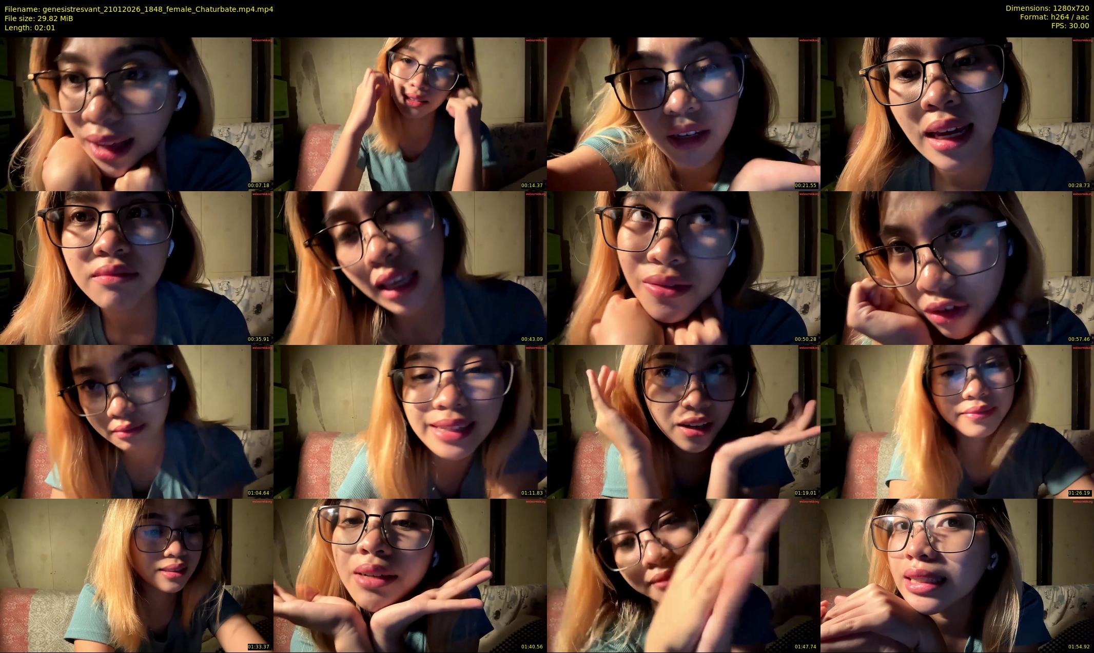 genesistresvant — 3 minute Chaturbate female cam show recording, 720p, Jan 21, 2026