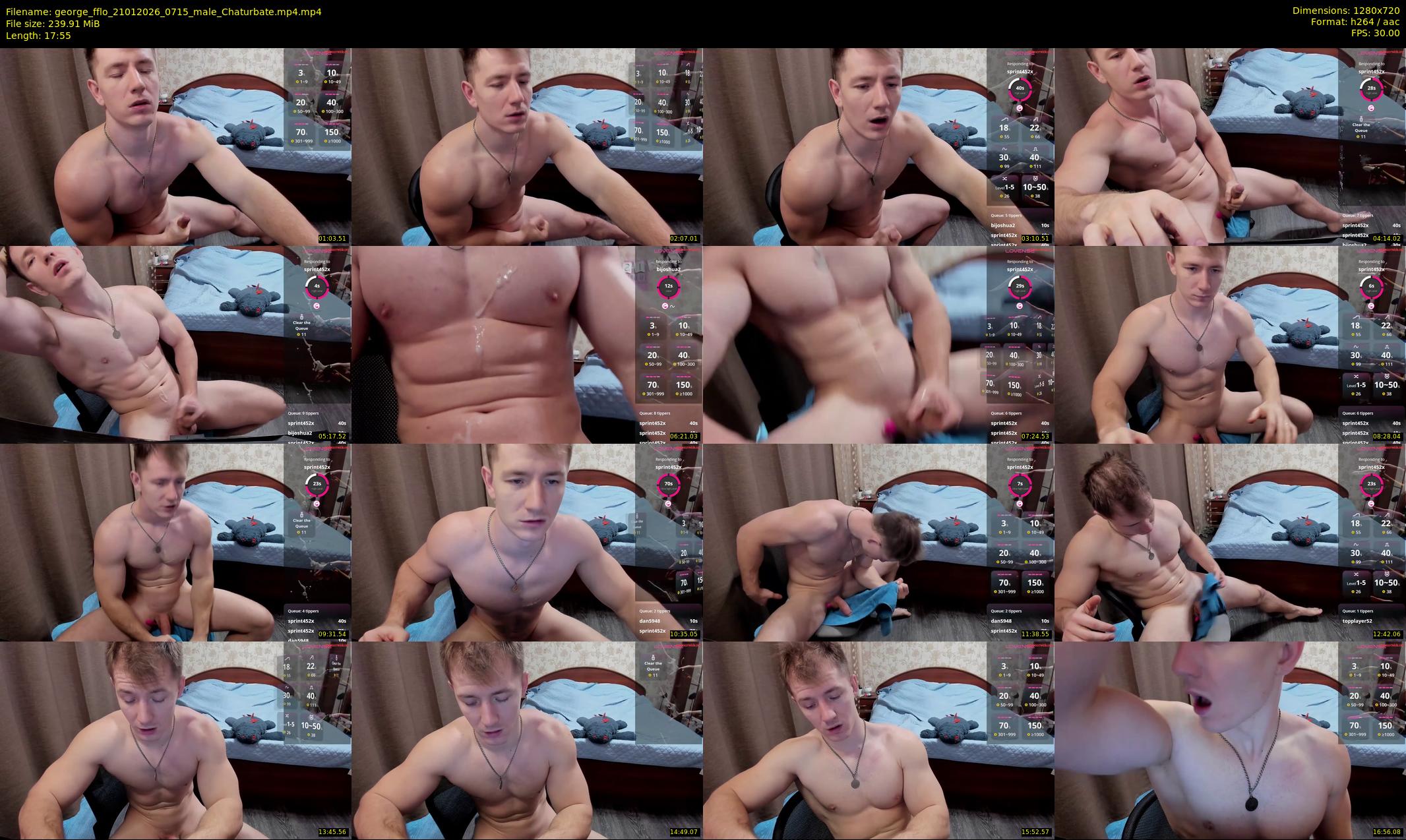george_fflo — 18 minute Chaturbate male cam show recording, 720p, Jan 21, 2026