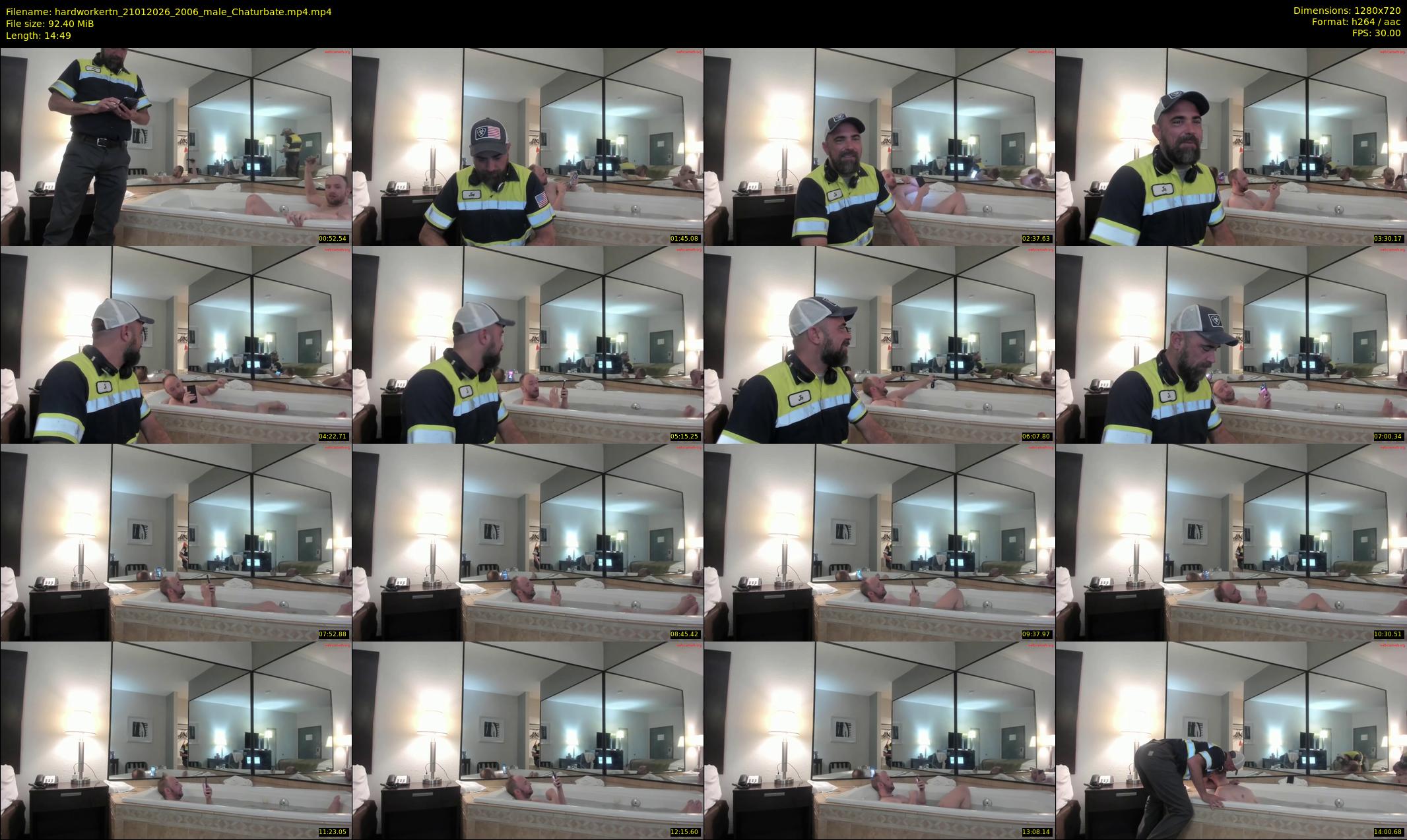 hardworkertn — 15 minute Chaturbate male cam show recording, 720p, Jan 21, 2026