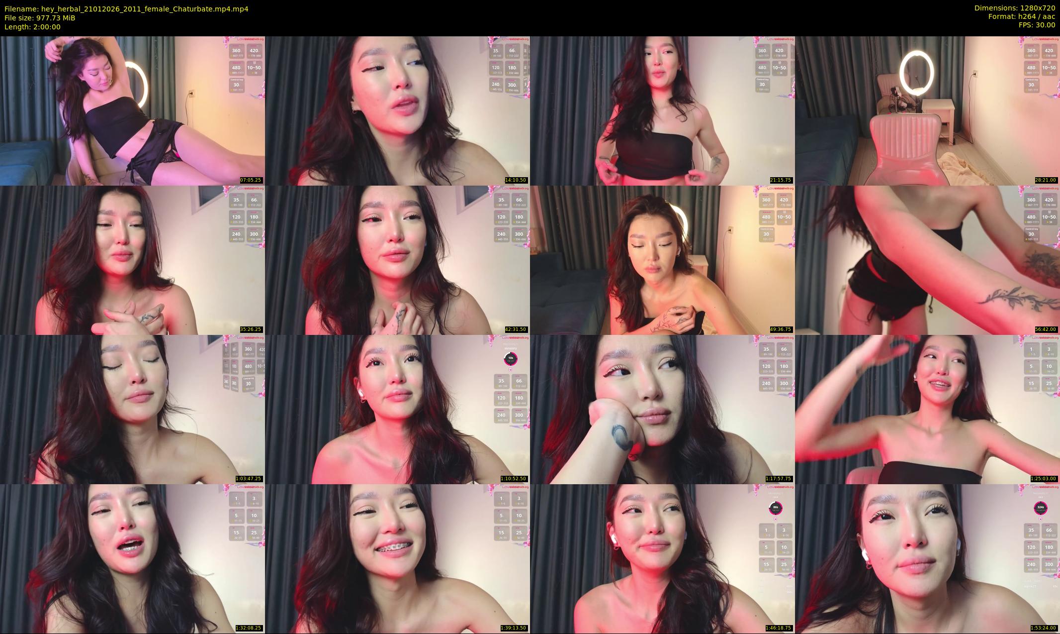 hey_herbal — 120 minute Chaturbate female cam show recording, 720p, Jan 21, 2026