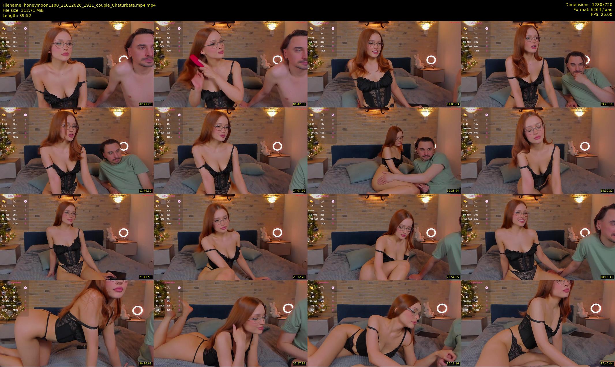 honeymoon1100 — 40 minute Chaturbate couple cam show recording, 720p, Jan 21, 2026
