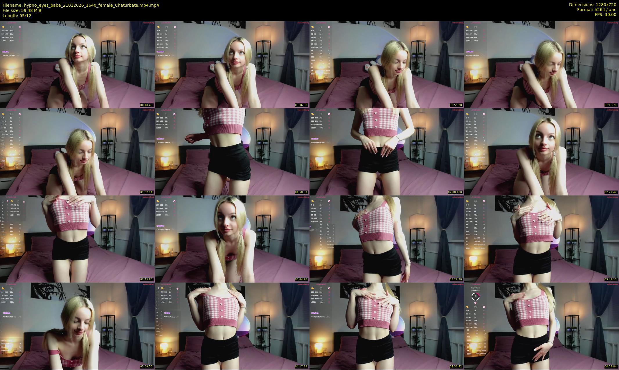 hypno_eyes_babe — 6 minute Chaturbate female cam show recording, 720p, Jan 21, 2026