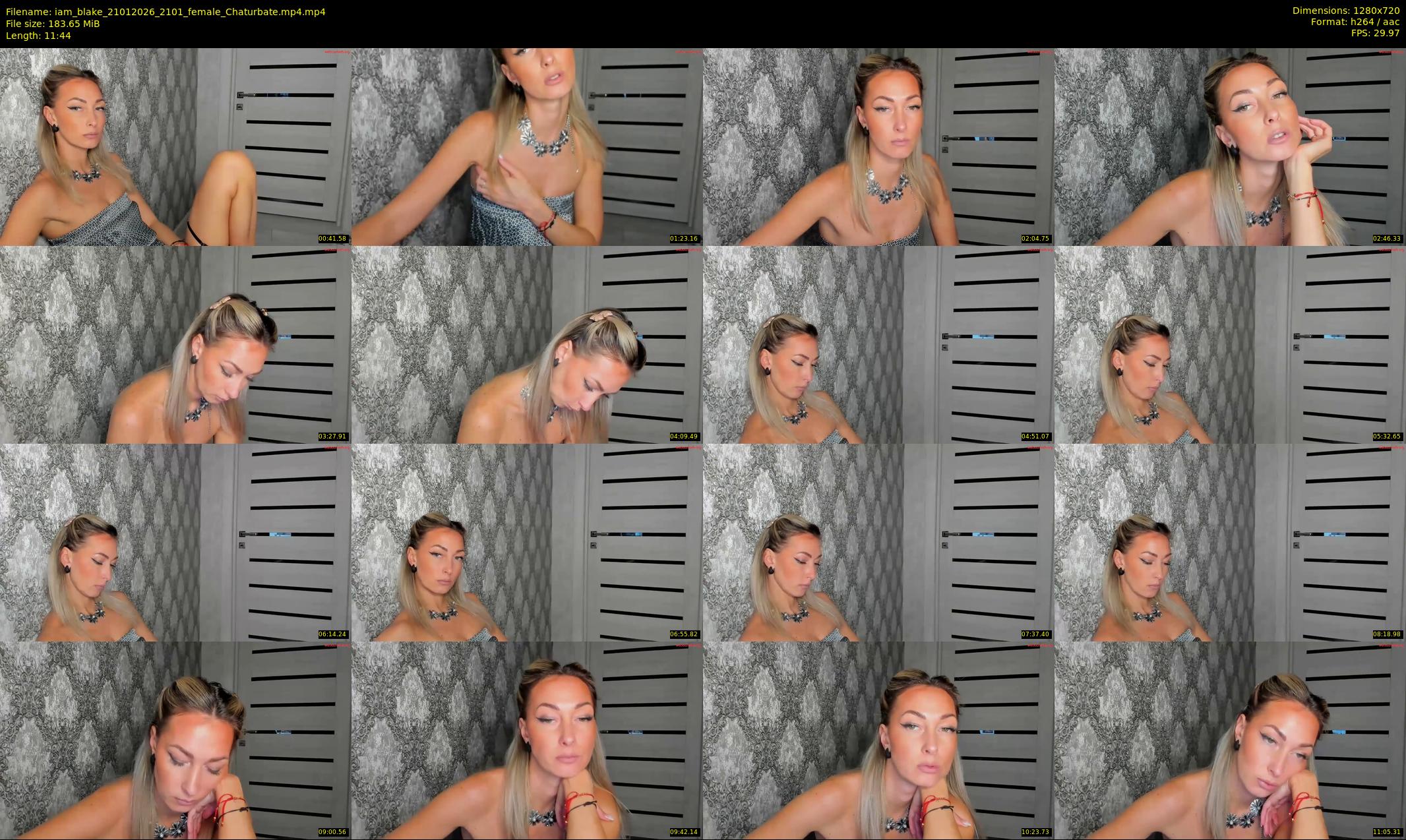 iam_blake — 12 minute Chaturbate female cam show recording, 720p, Jan 21, 2026