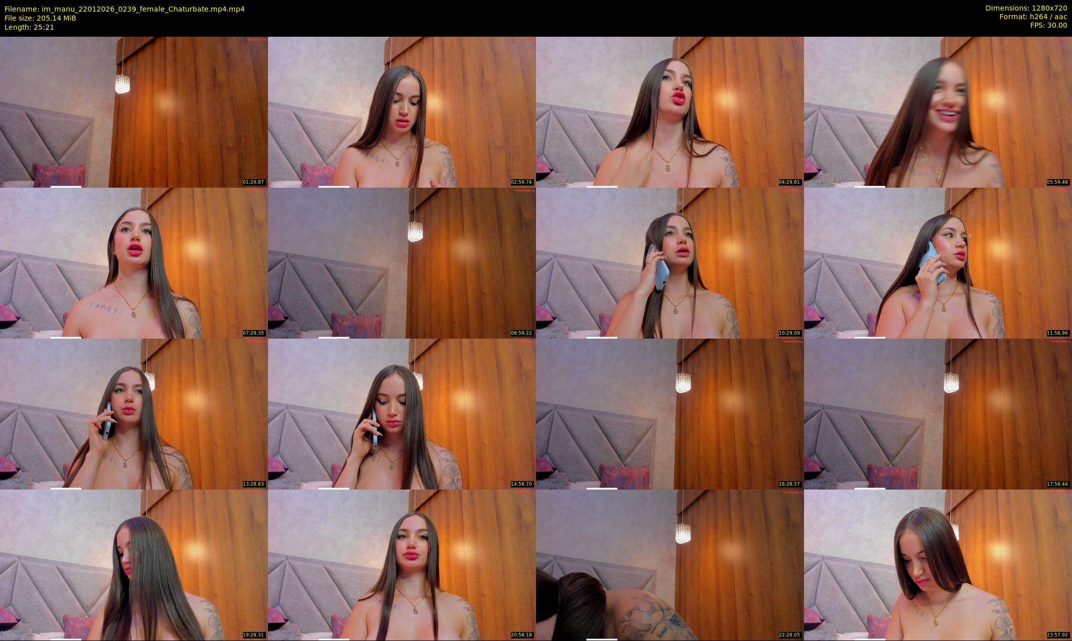 im_manu — 26 minute Chaturbate female cam show recording, 720p, Jan 22, 2026