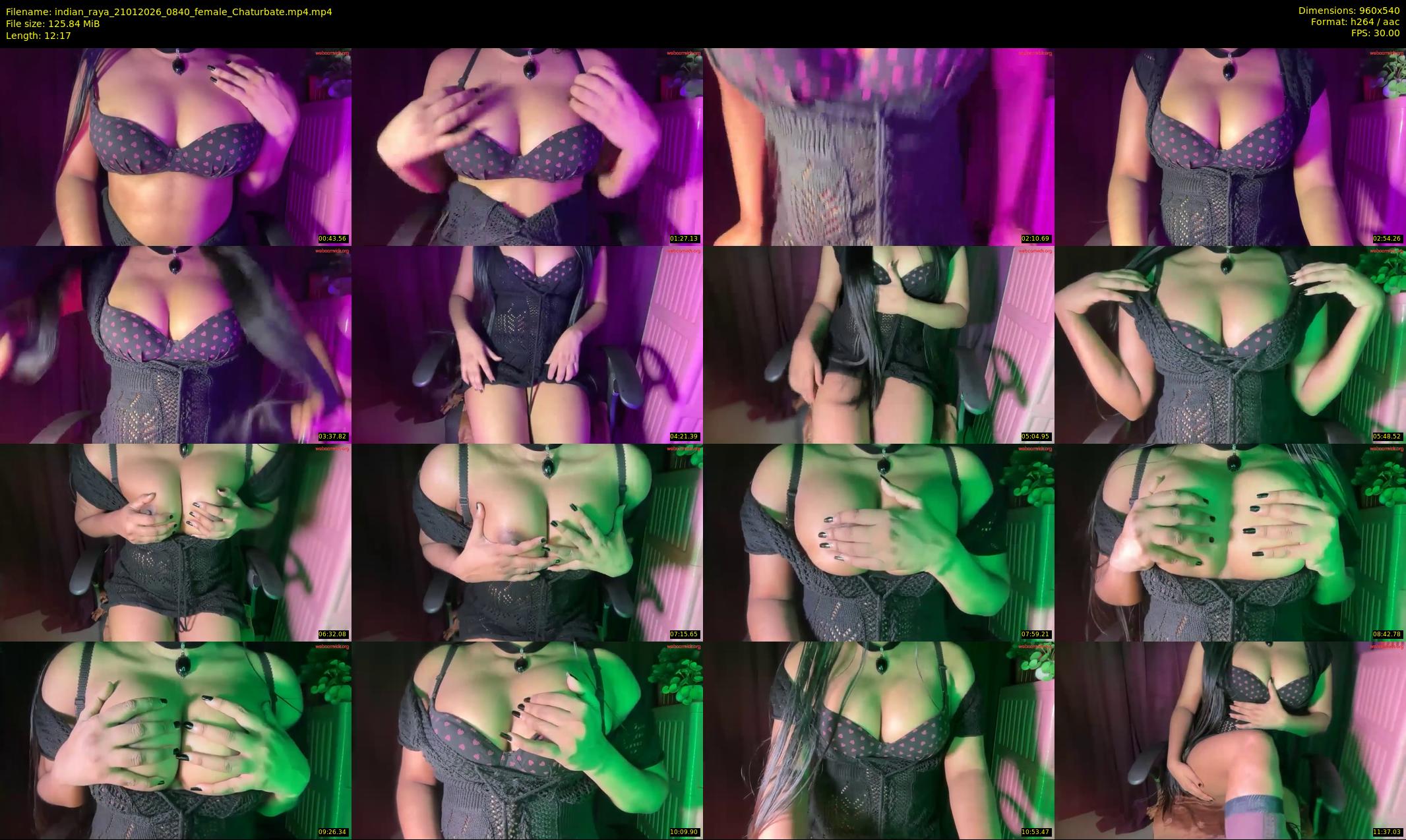 indian_raya — 13 minute Chaturbate female cam show recording, 480p, Jan 21, 2026
