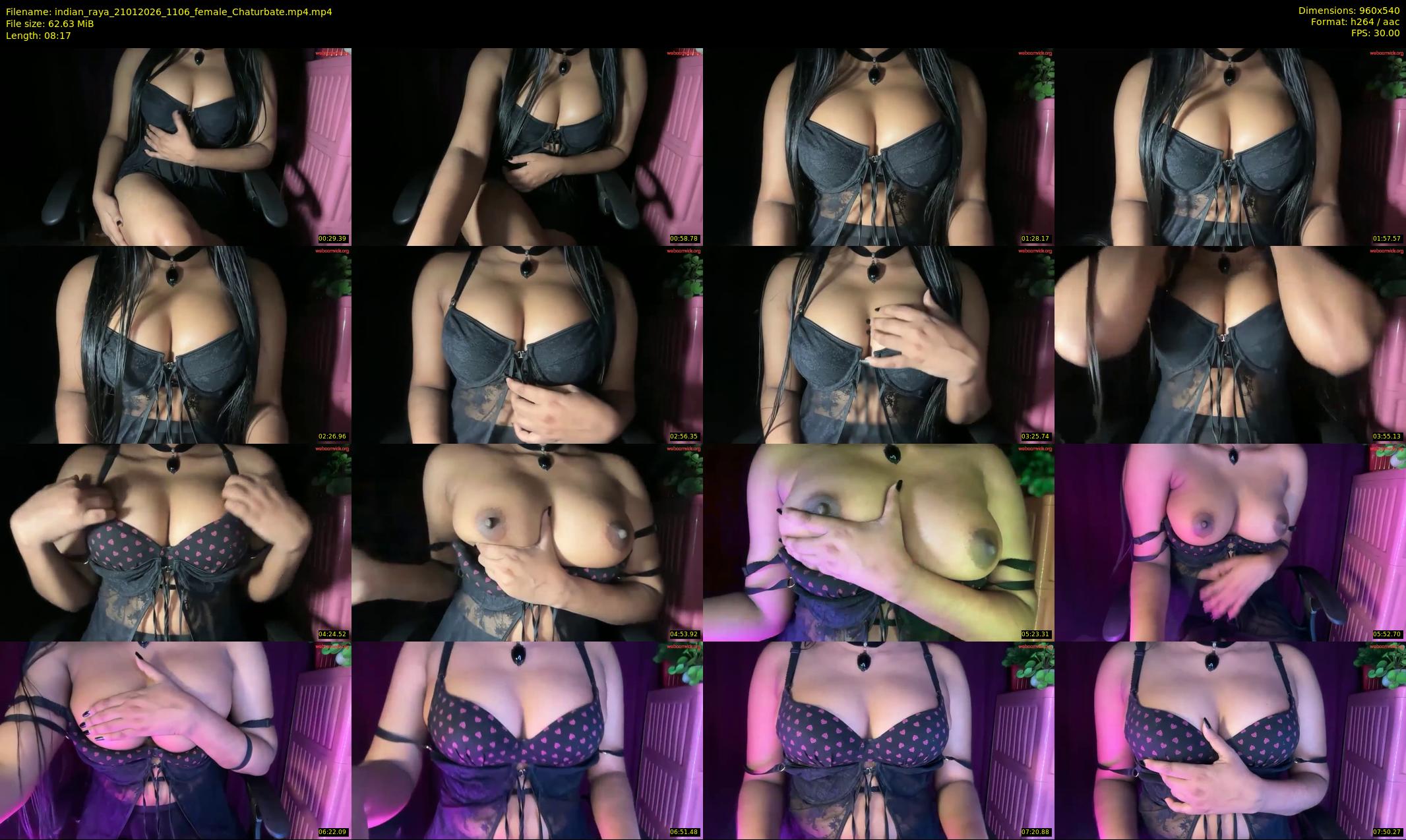 indian_raya — 9 minute Chaturbate female cam show recording, 480p, Jan 21, 2026