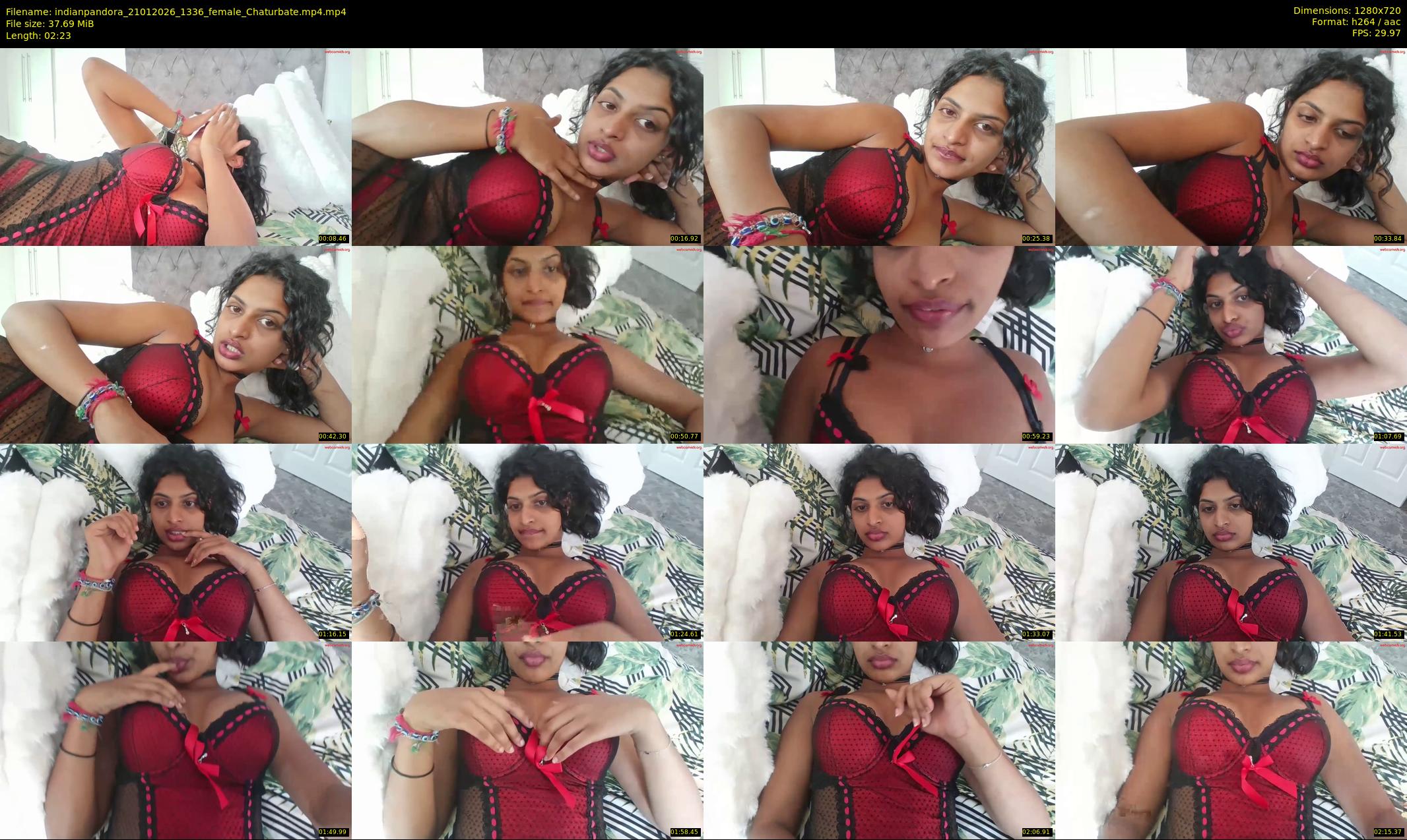 indianpandora — 3 minute Chaturbate female cam show recording, 720p, Jan 21, 2026