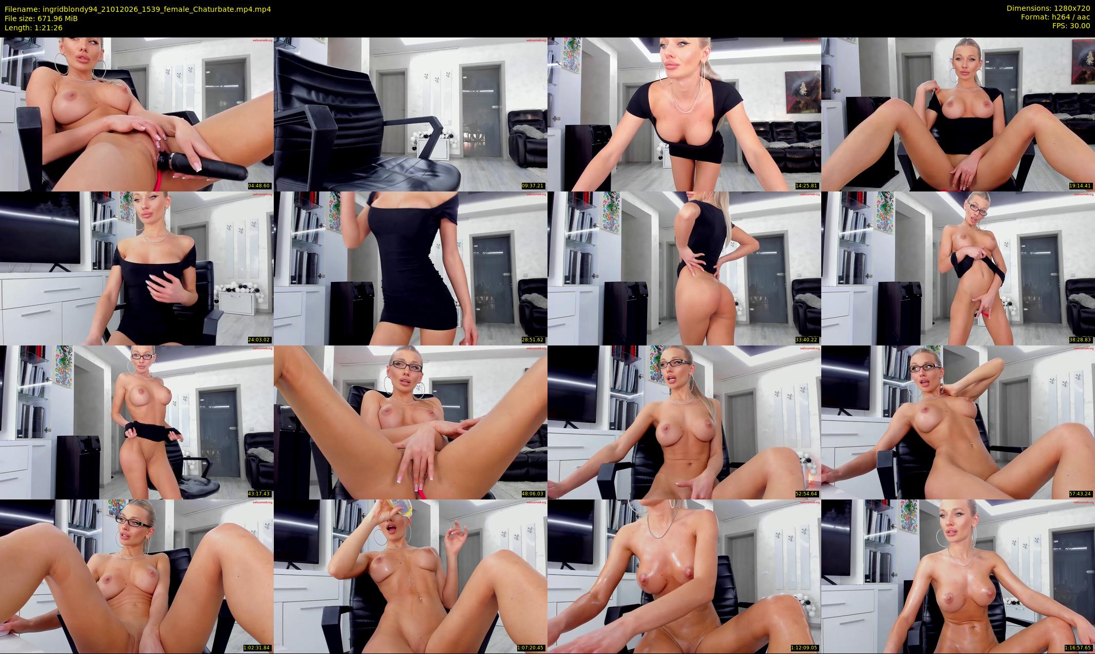 ingridblondy94 — 82 minute Chaturbate female cam show recording, 720p, Jan 21, 2026