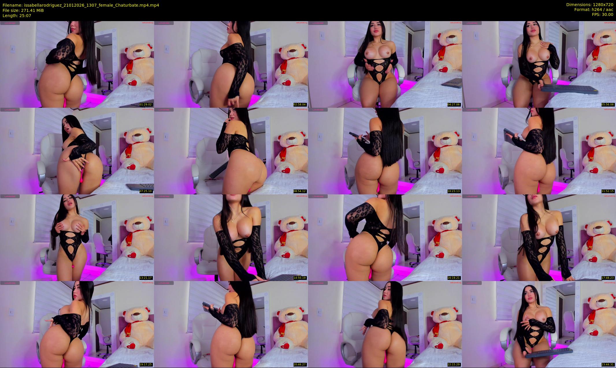 issabellarodriguez — 26 minute Chaturbate female cam show recording, 720p, Jan 21, 2026