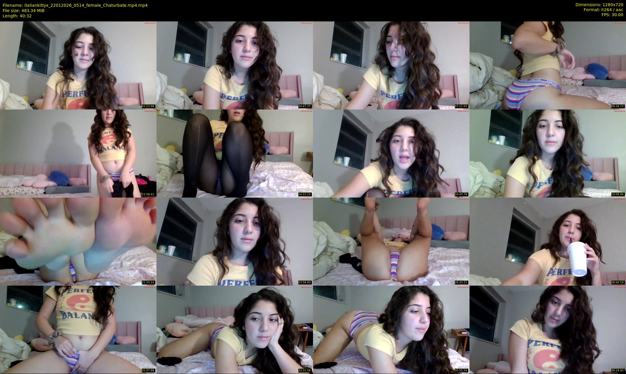 italiankittyx — 41 minute Chaturbate female cam show recording, 720p, Jan 22, 2026
