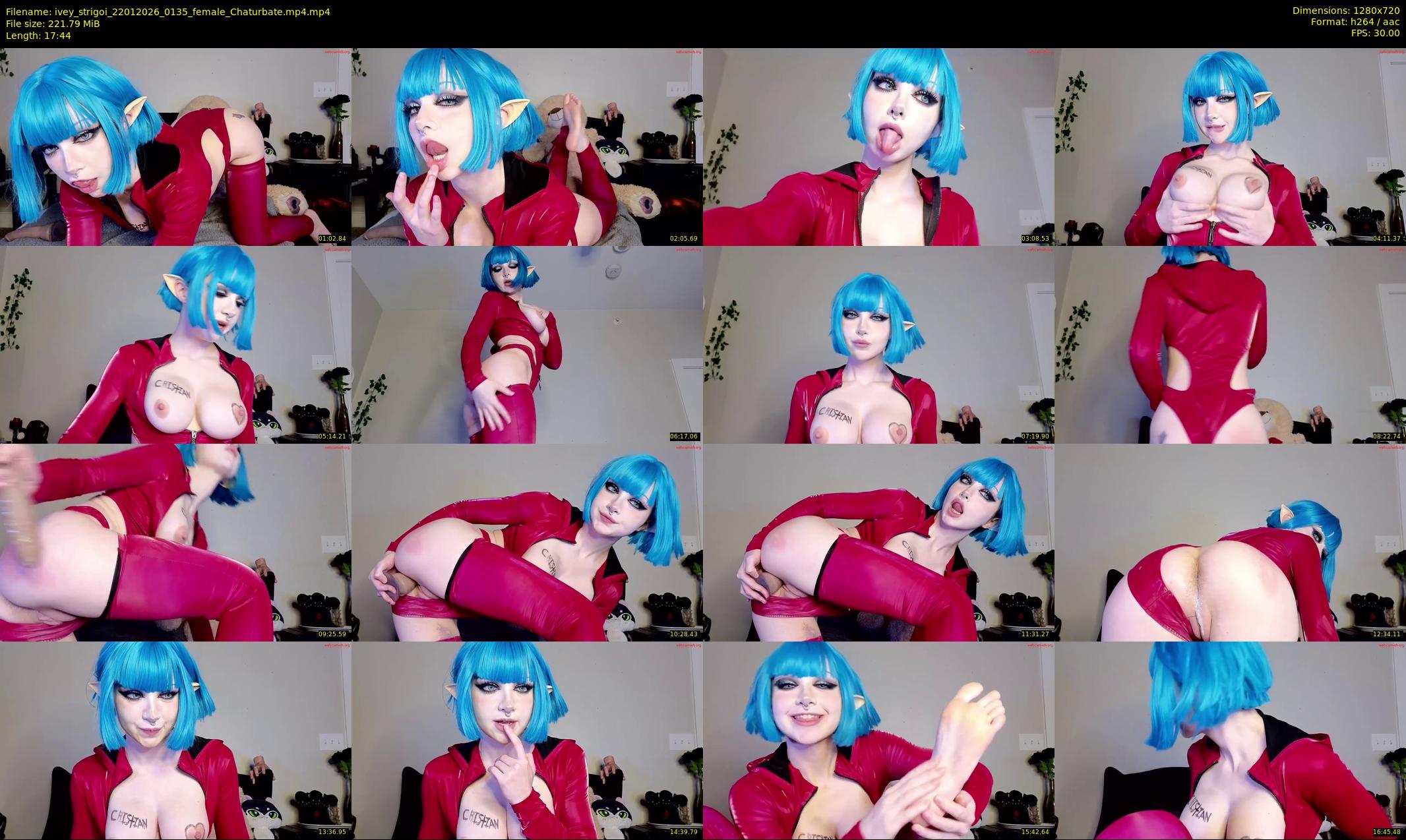 ivey_strigoi — 18 minute Chaturbate female cam show recording, 720p, Jan 22, 2026