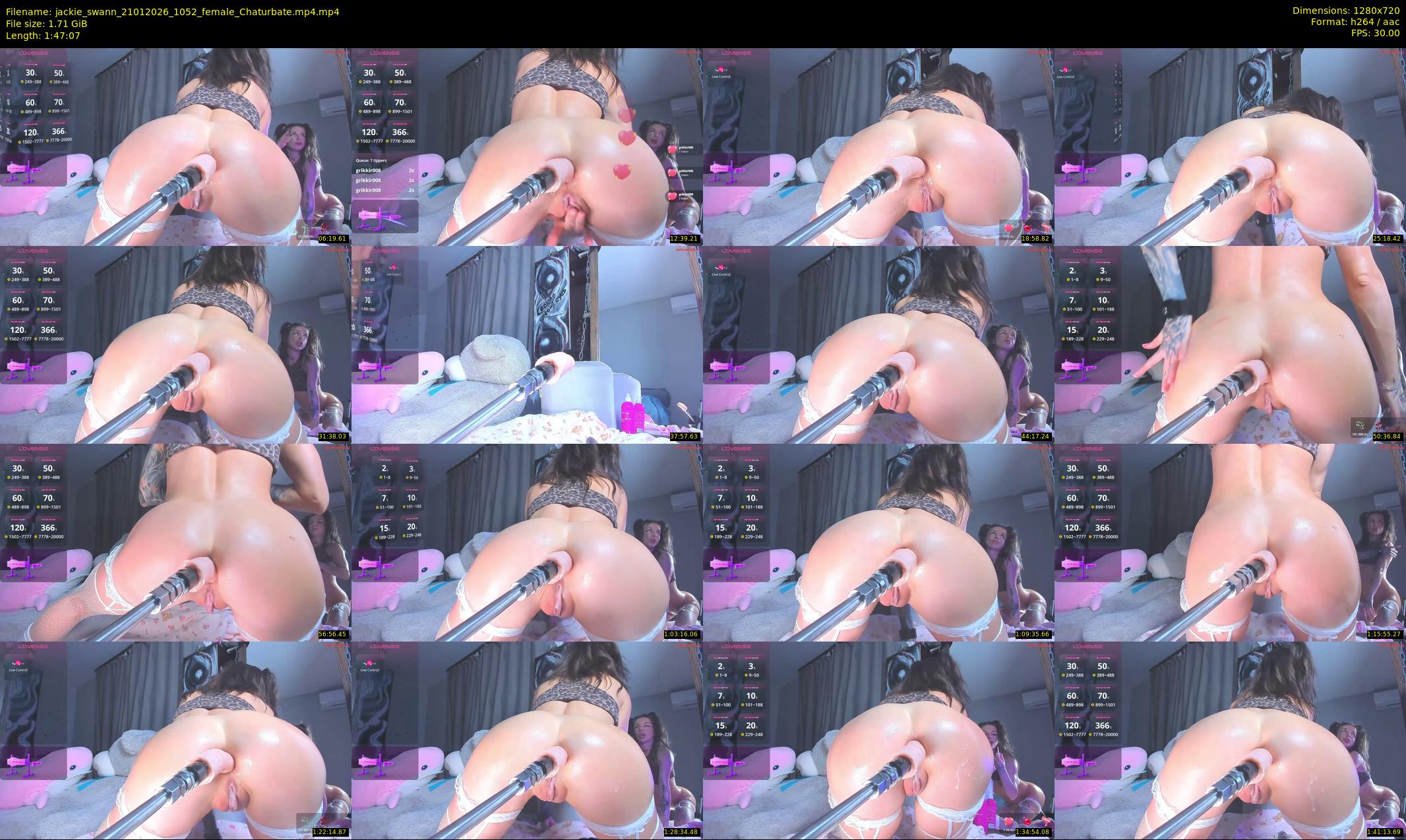 jackie_swann — 108 minute Chaturbate female cam show recording, 720p, Jan 21, 2026
