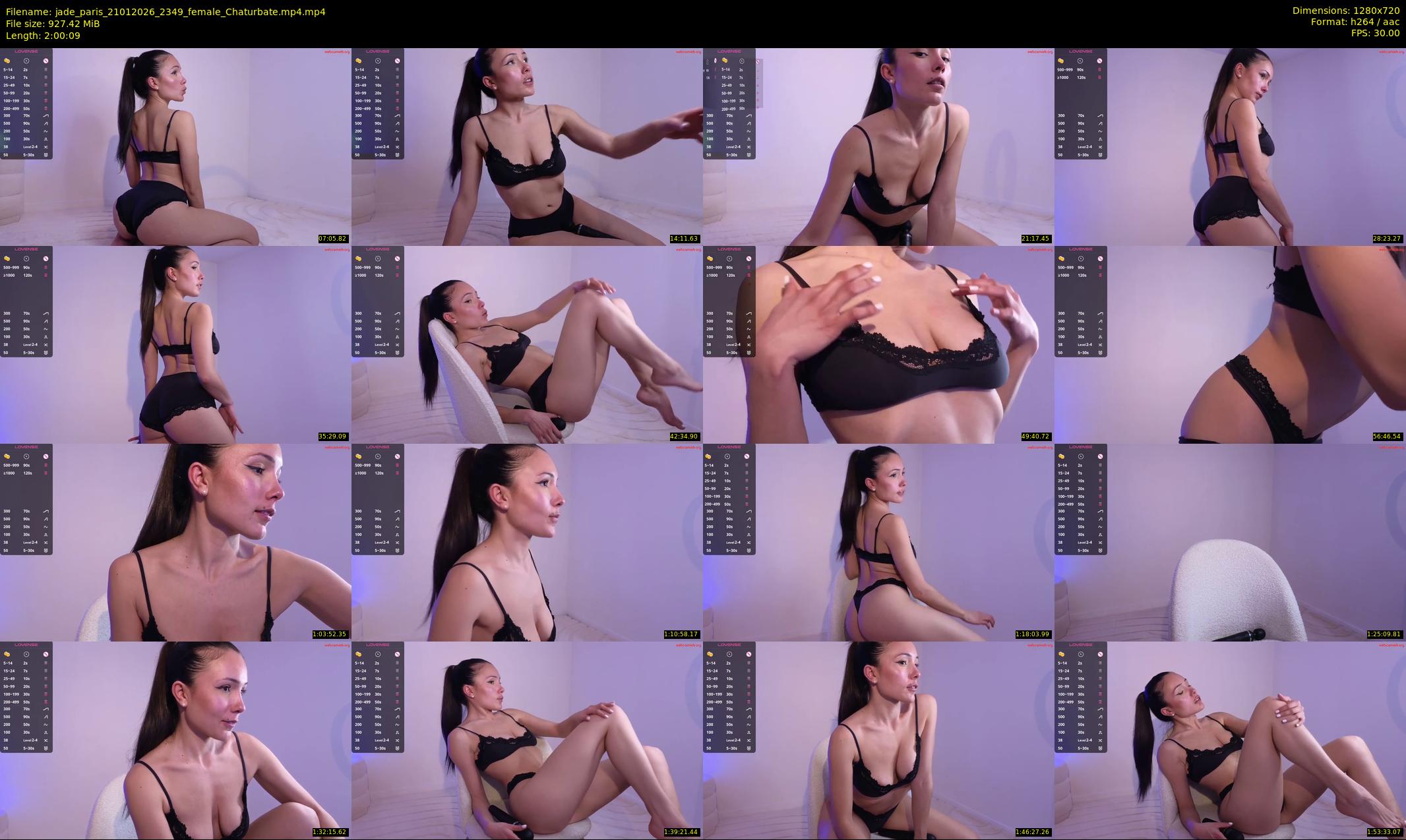 jade_paris — 121 minute Chaturbate female cam show recording, 720p, Jan 21, 2026