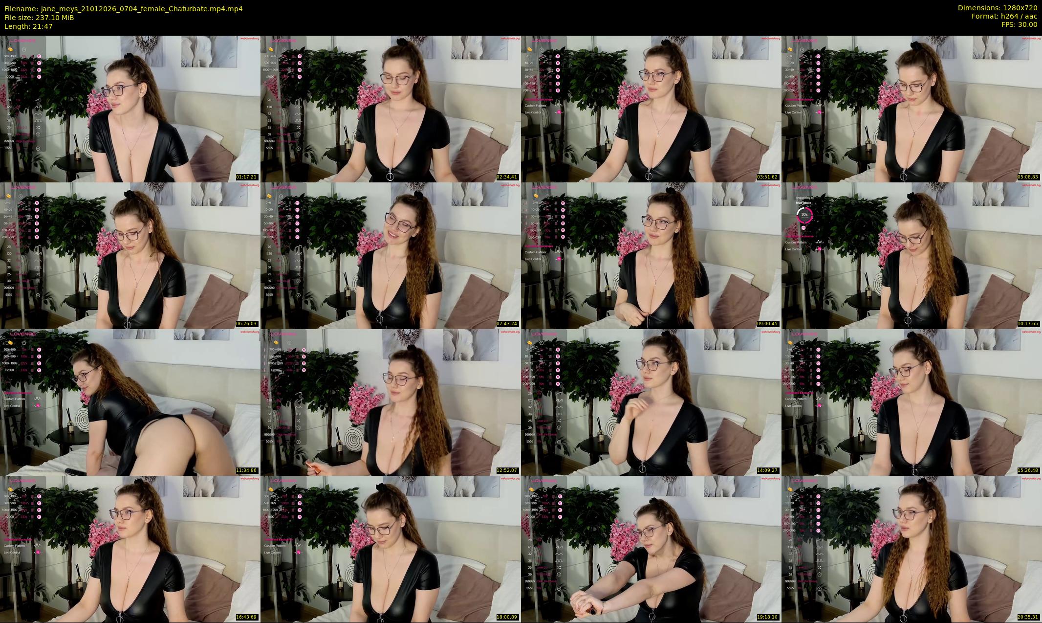 jane_meys — 22 minute Chaturbate female cam show recording, 720p, Jan 21, 2026