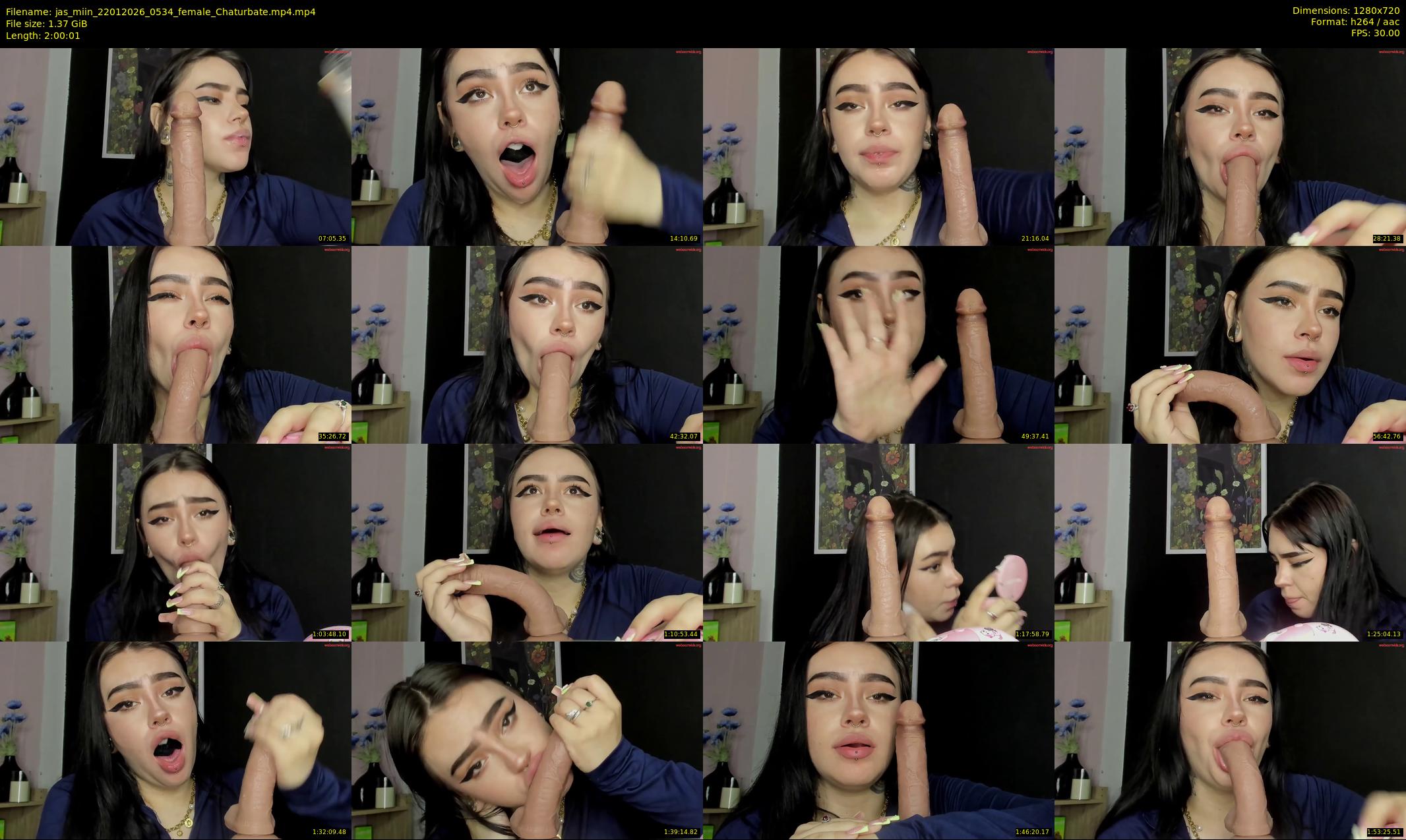 jas_miin — 121 minute Chaturbate female cam show recording, 720p, Jan 22, 2026