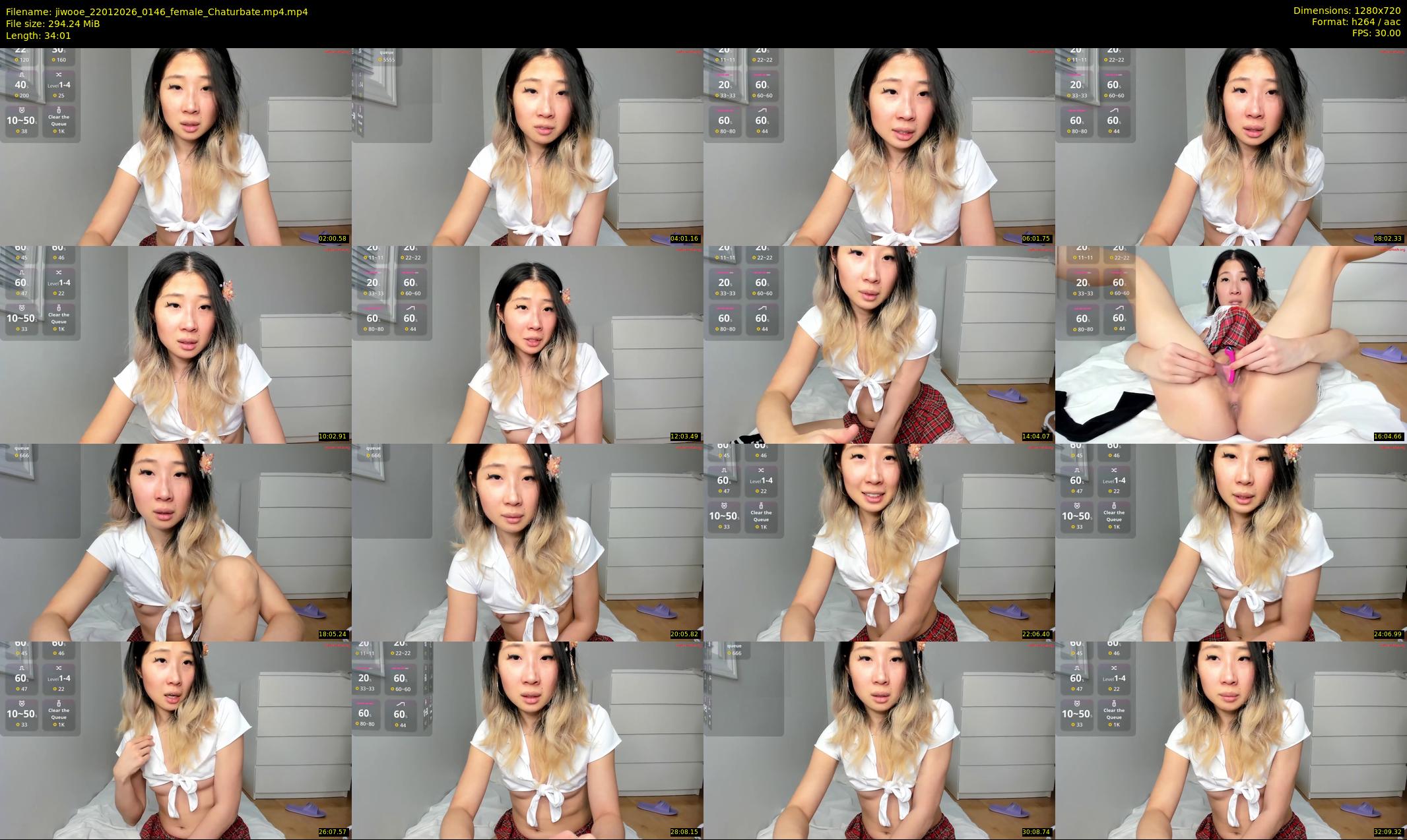 jiwooe — 35 minute Chaturbate female cam show recording, 720p, Jan 22, 2026