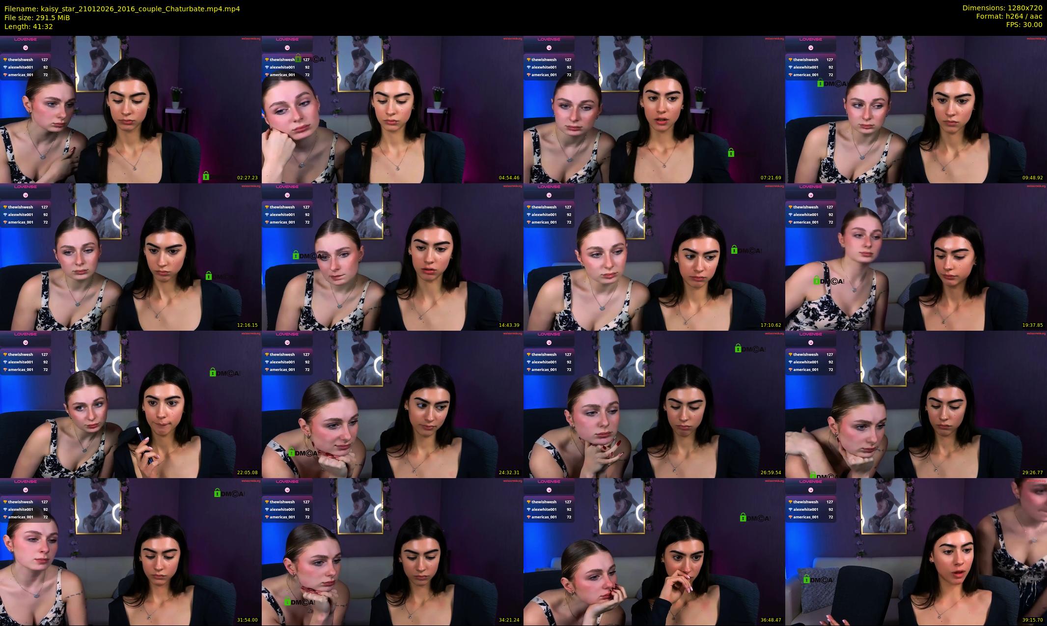 kaisy_star — 42 minute Chaturbate female cam show recording, 720p, Jan 21, 2026
