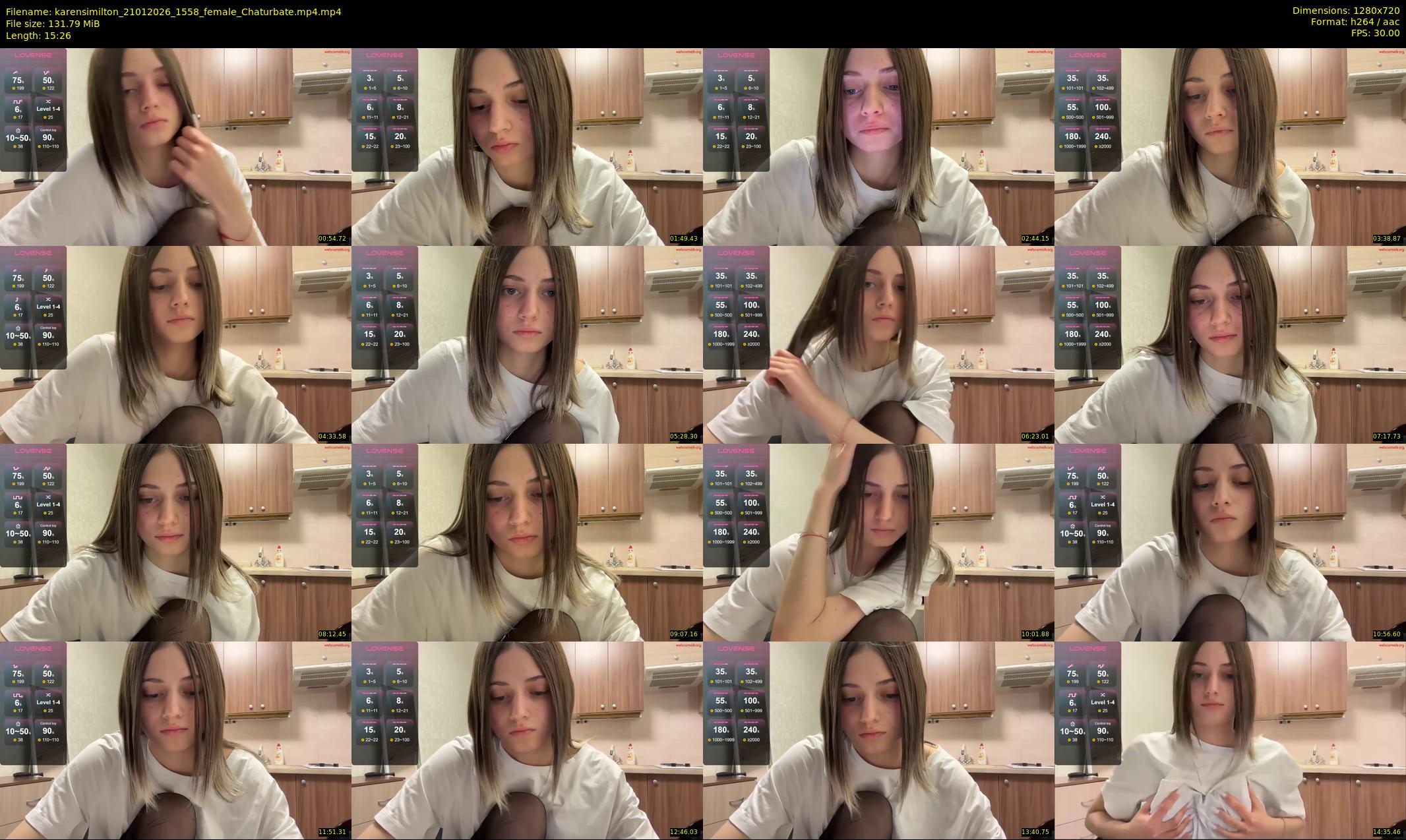 karensimilton — 16 minute Chaturbate female cam show recording, 720p, Jan 21, 2026