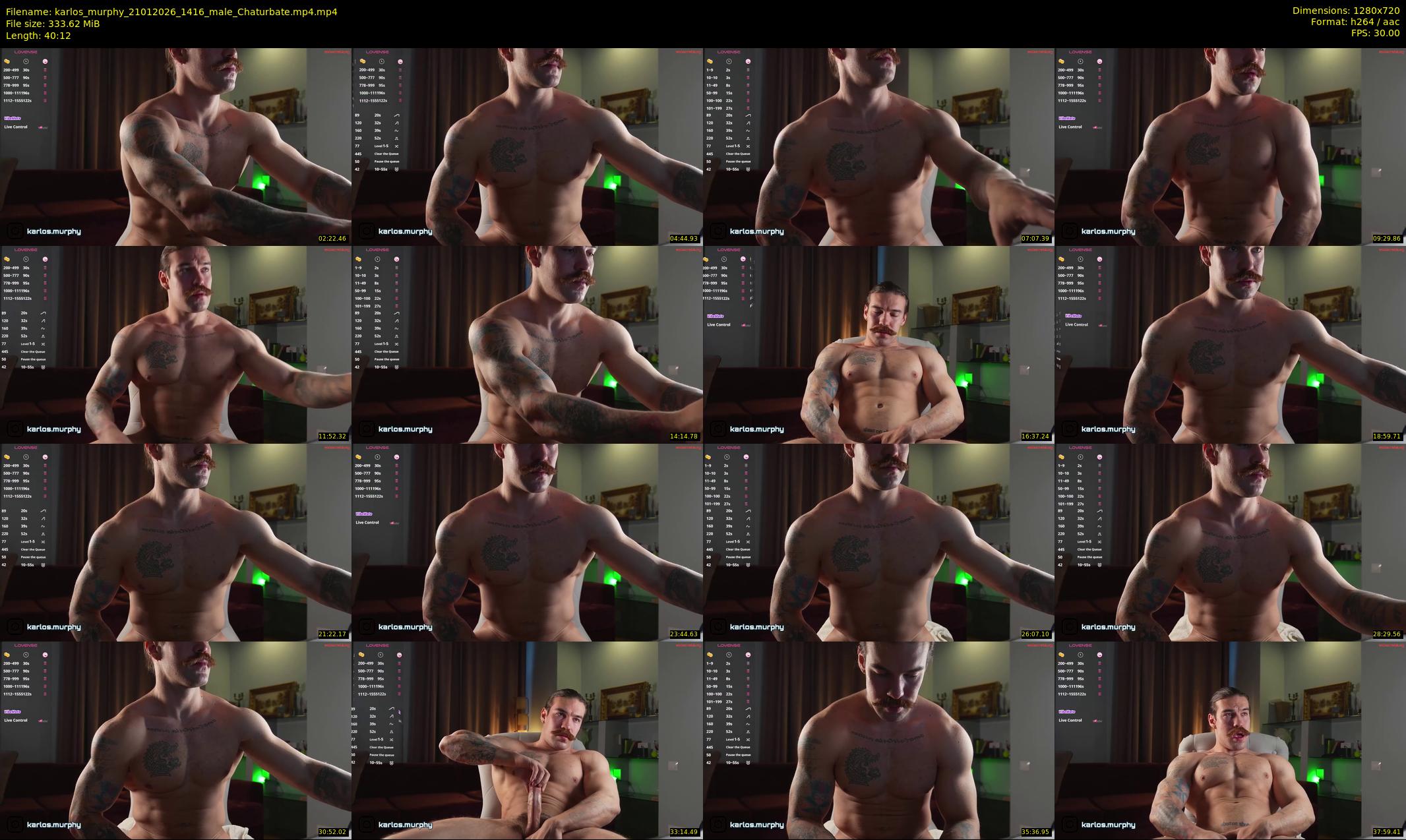 karlos_murphy — 41 minute Chaturbate male cam show recording, 720p, Jan 21, 2026
