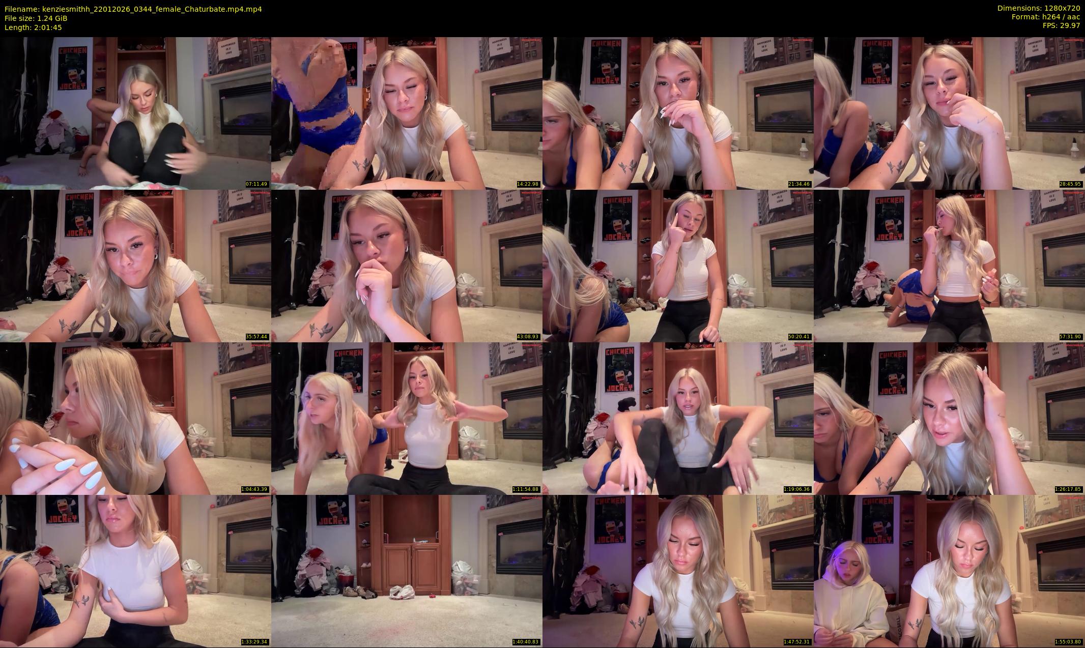 kenziesmithh — 122 minute Chaturbate female cam show recording, 720p, Jan 22, 2026