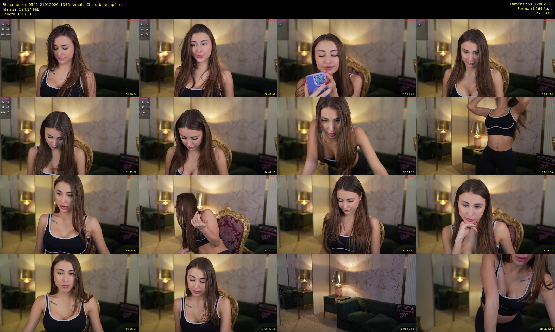 kira0541 — 74 minute Chaturbate couple cam show recording, 720p, Jan 21, 2026