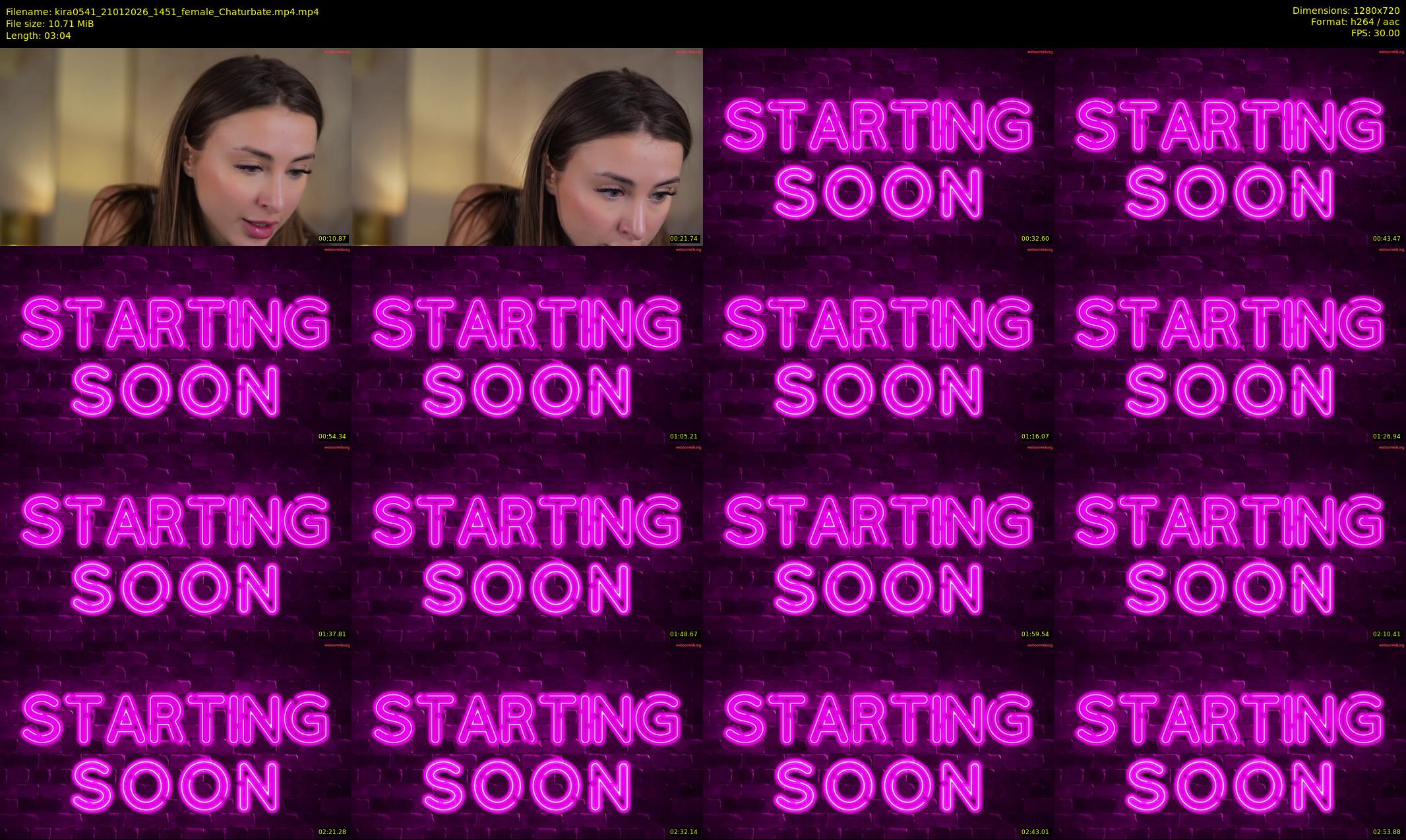 kira0541 — 4 minute Chaturbate couple cam show recording, 720p, Jan 21, 2026