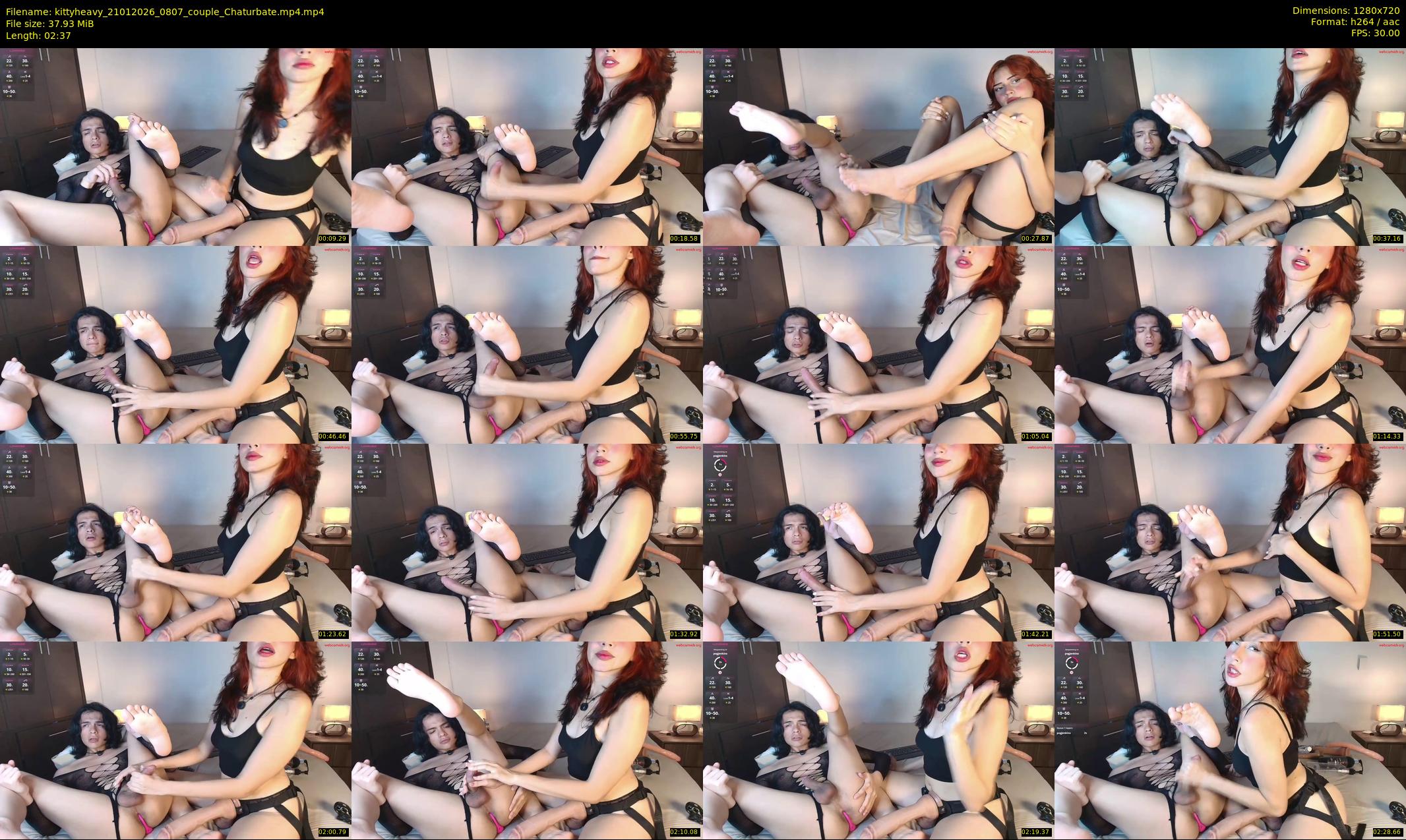 kittyheavy — 3 minute Chaturbate couple cam show recording, 720p, Jan 21, 2026