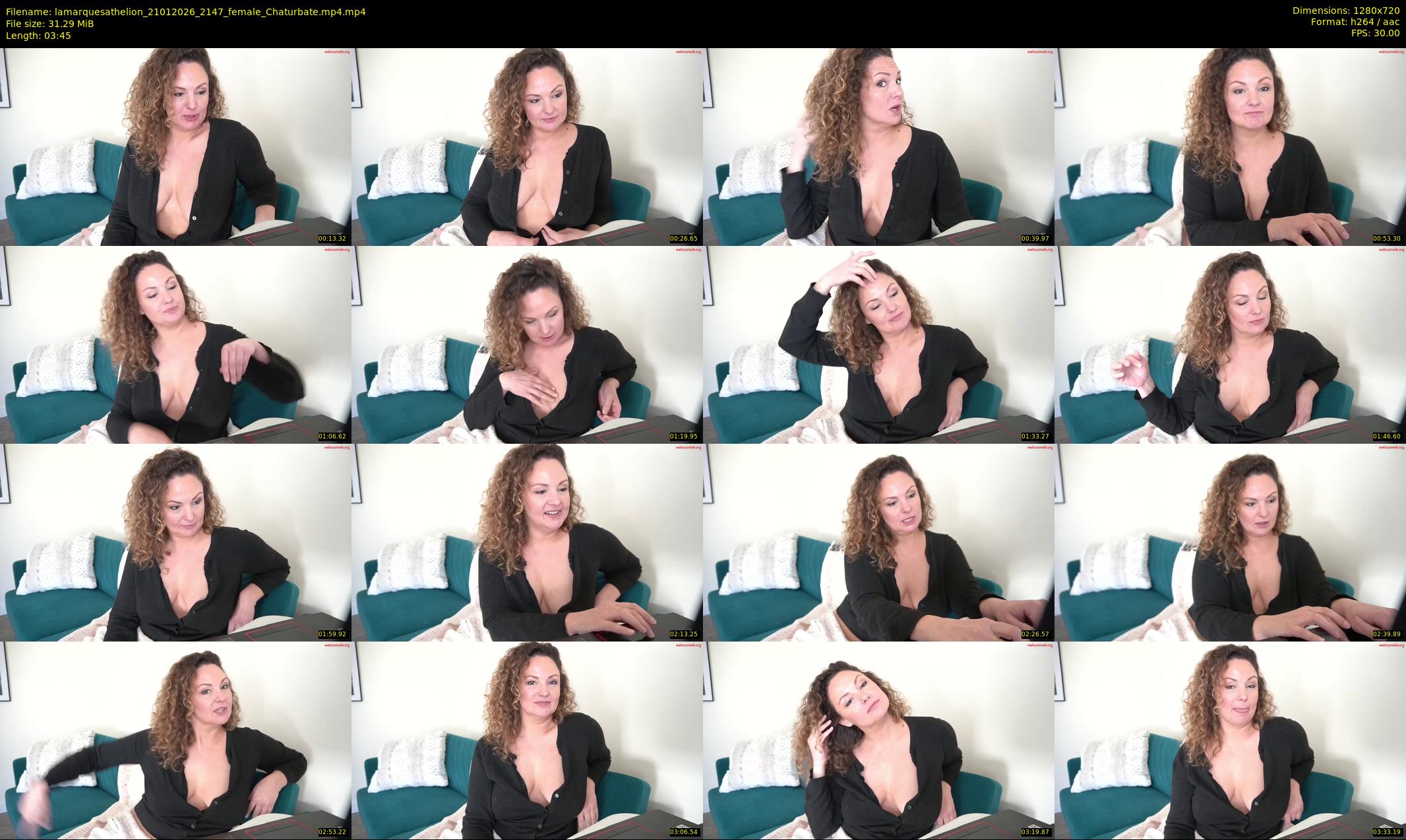 lamarquesathelion — 4 minute Chaturbate female cam show recording, 720p, Jan 21, 2026