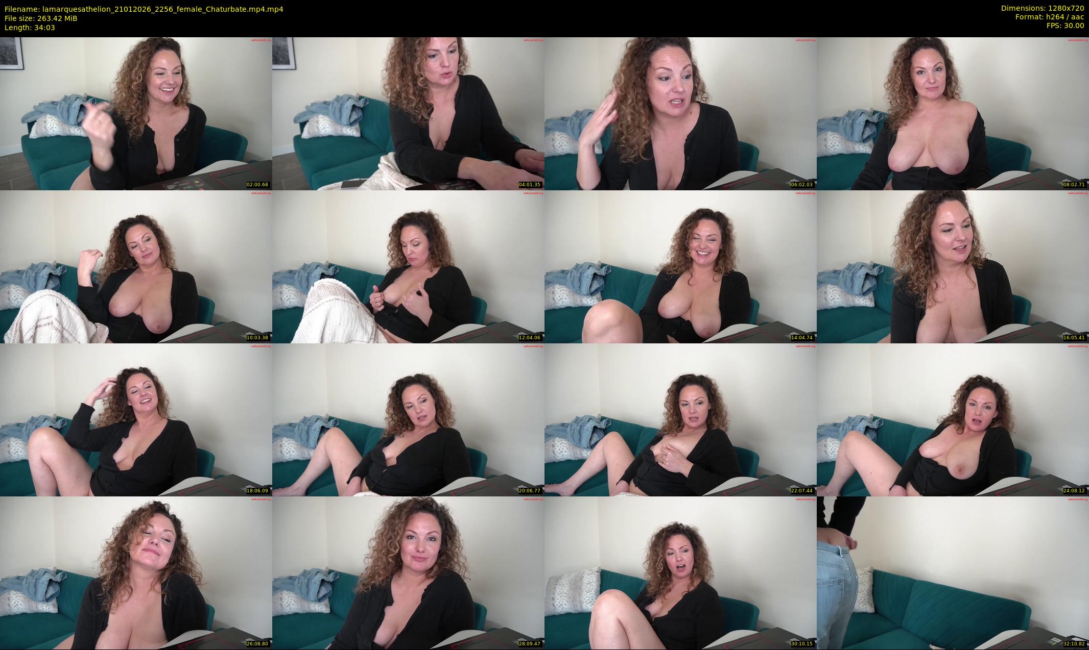 lamarquesathelion — 35 minute Chaturbate female cam show recording, 720p, Jan 21, 2026