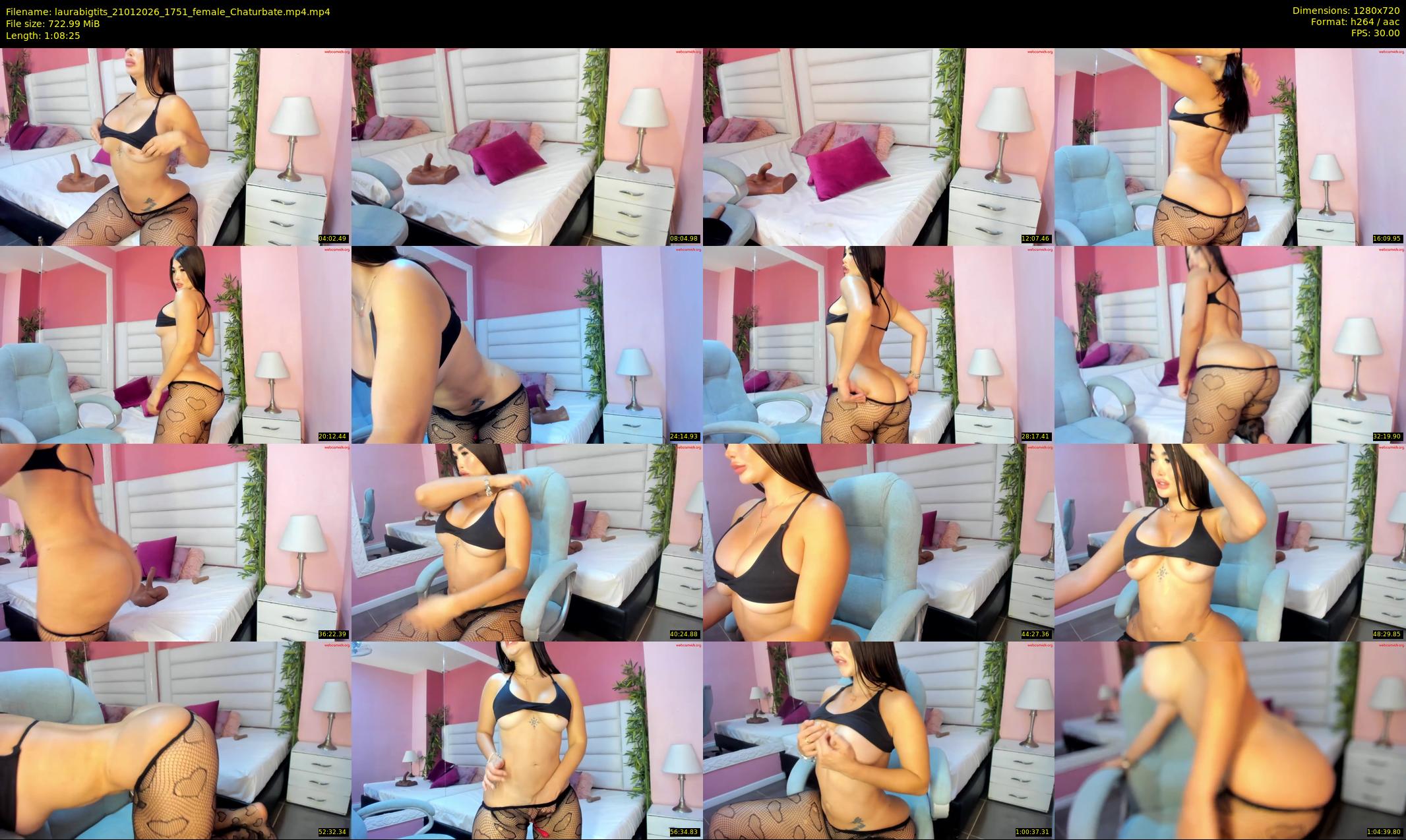 laurabigtits — 69 minute Chaturbate female cam show recording, 720p, Jan 21, 2026