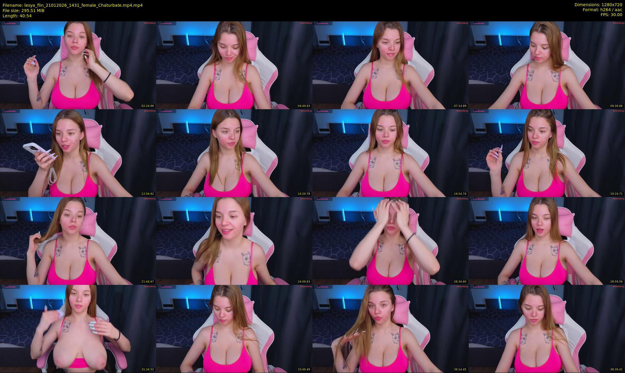 lesya_flin — 41 minute Chaturbate female cam show recording, 720p, Jan 21, 2026