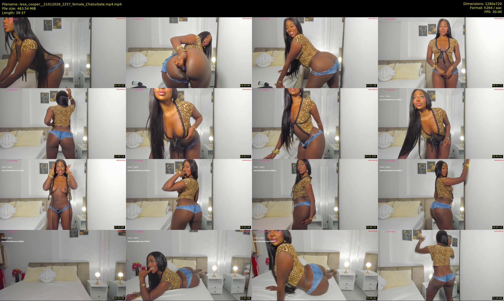 lexa_cooper_ — 40 minute Chaturbate female cam show recording, 720p, Jan 21, 2026