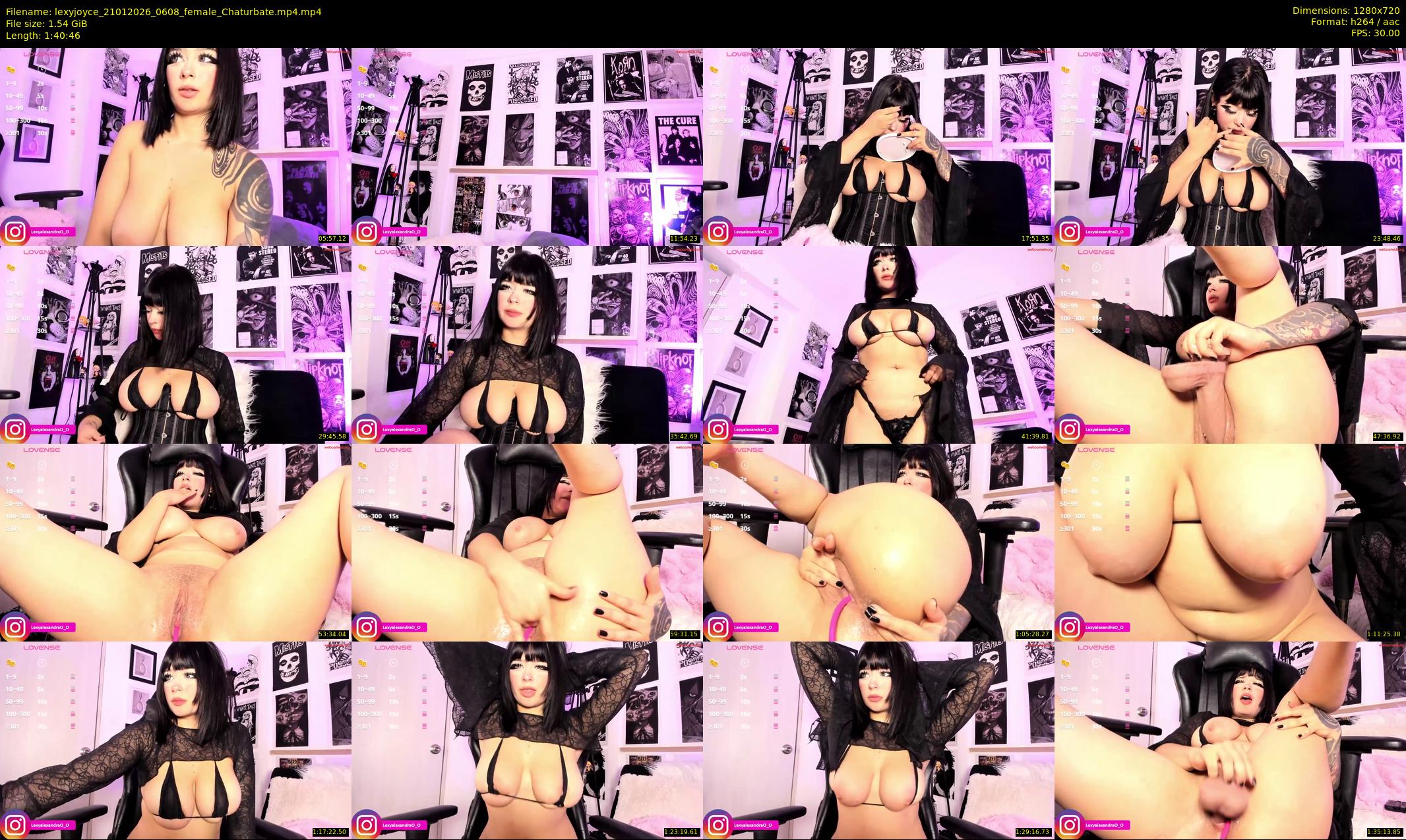 lexyjoyce — 101 minute Chaturbate female cam show recording, 720p, Jan 21, 2026