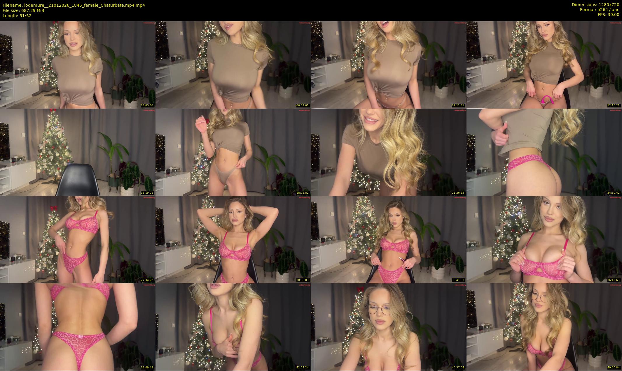 lodemure_ — 52 minute Chaturbate female cam show recording, 720p, Jan 21, 2026