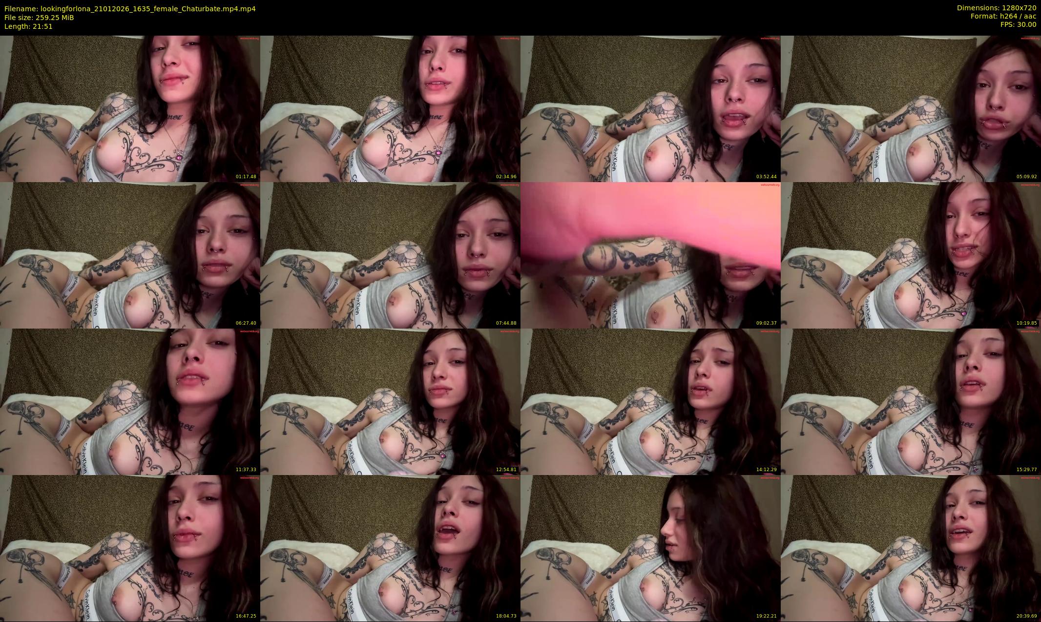 lookingforlona — 22 minute Chaturbate female cam show recording, 720p, Jan 21, 2026